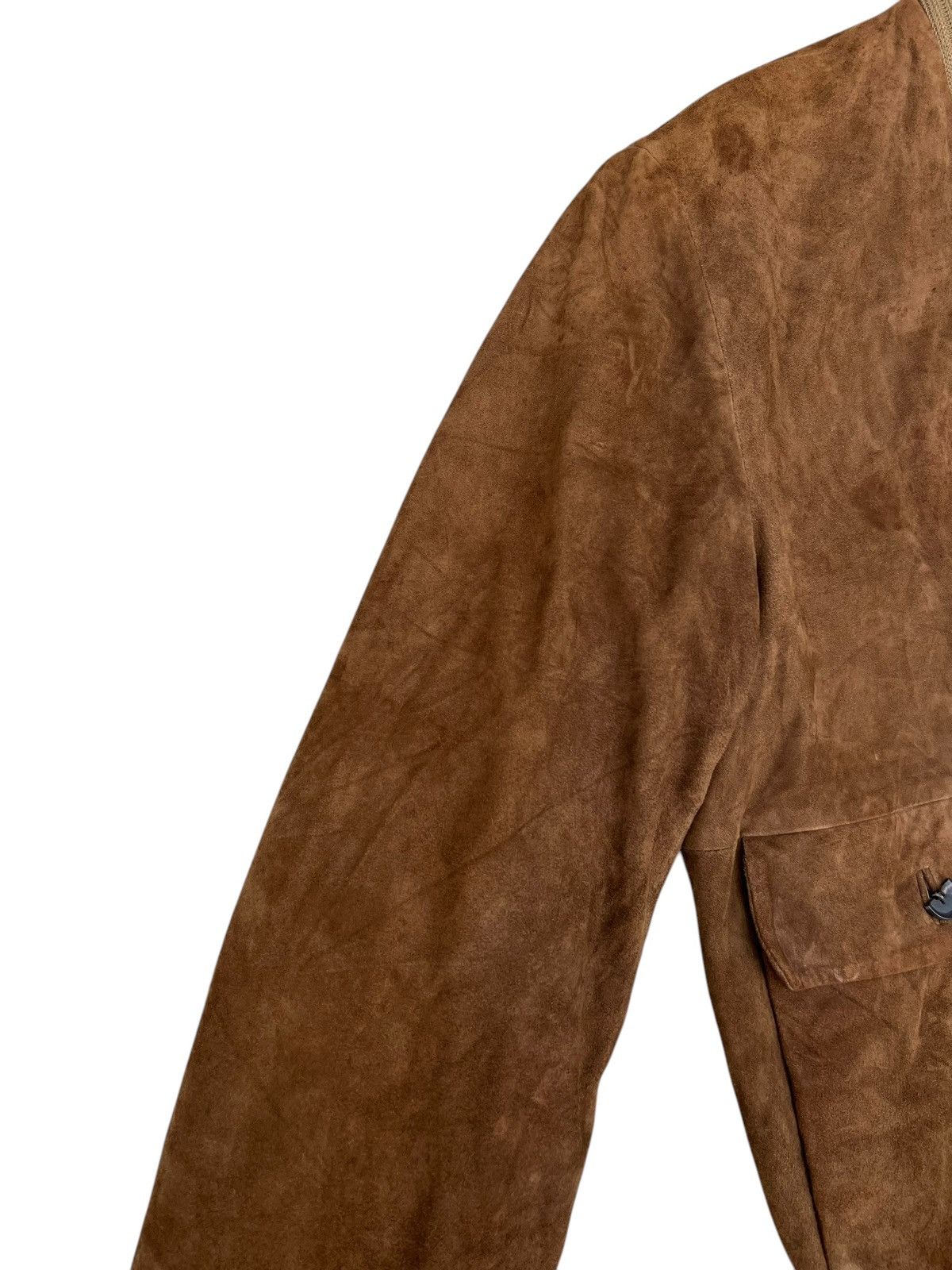 Beams Plus Quttrocchi X Beams Stains Patina Suede Leather Jacket Size US M / EU 48-50 / 2 - 5 Thumbnail
