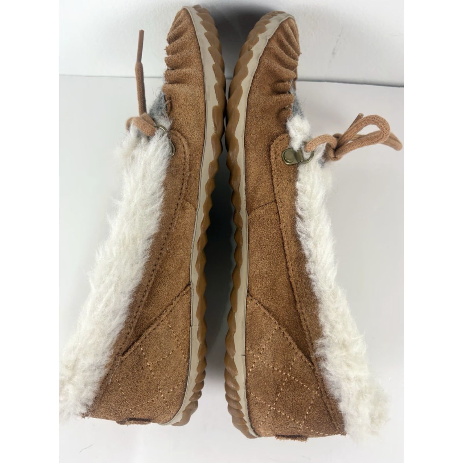 SOREL Sorel Slip-Ons Womens Size 9 Suede Faux Fur Multicolor Casual Round Toe Shoes Size ONE SIZE - 5 Thumbnail