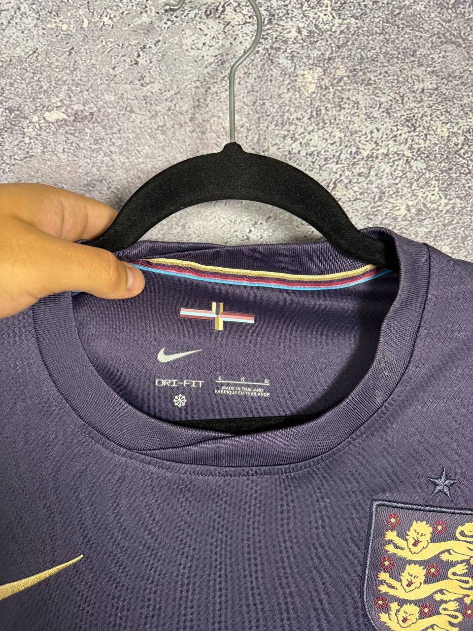 Vintage England National Team 2024 Away Fan Soccer Jersey Large Size US L / EU 52-54 / 3 - 7 Thumbnail
