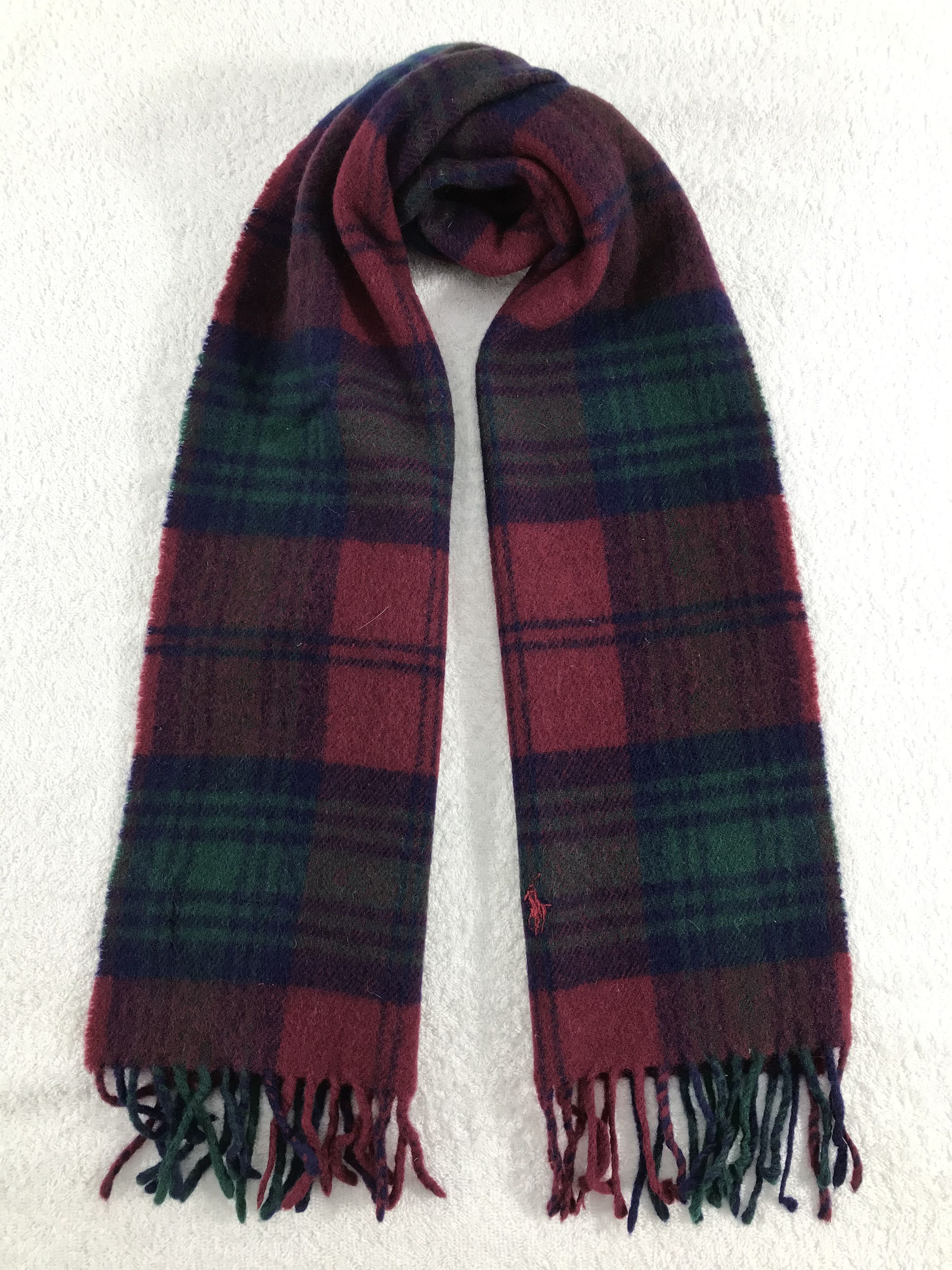 Polo Ralph Lauren Vintage Polo Ralph Lauren Scarf/Muffler/Neckwear MF655 Size ONE SIZE - 1 Thumbnail