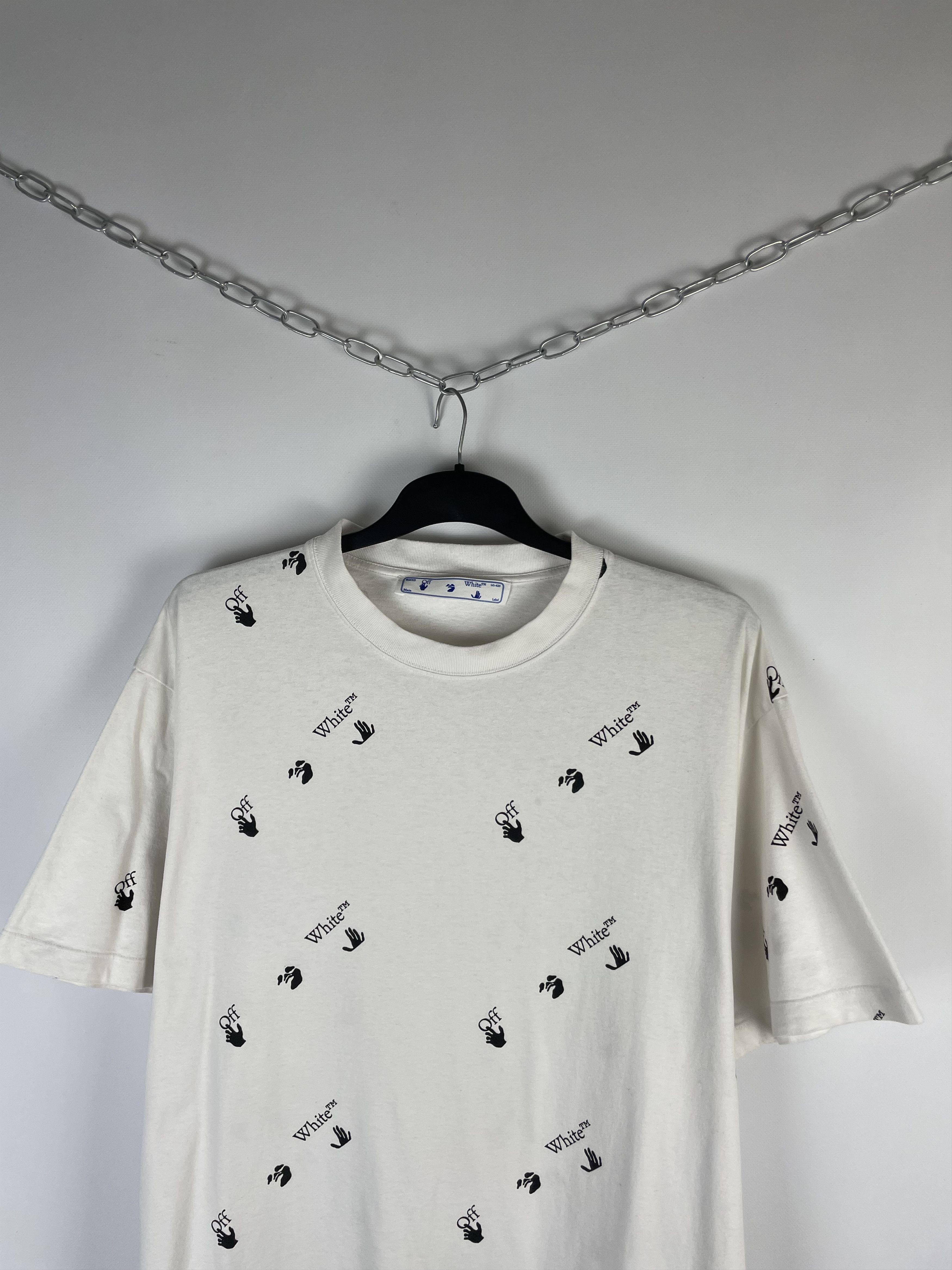 Off-White Off-white Monogram Tee Size US L / EU 52-54 / 3 - 3 Thumbnail