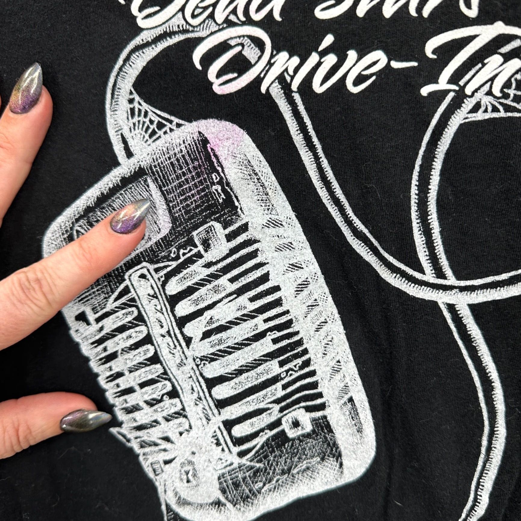 Hanes Stellar Corpses Shirt Womens M Psychobilly Horror Punk Rock Band Goth Drive In Size M / US 6-8 / IT 42-44 - 6 Thumbnail