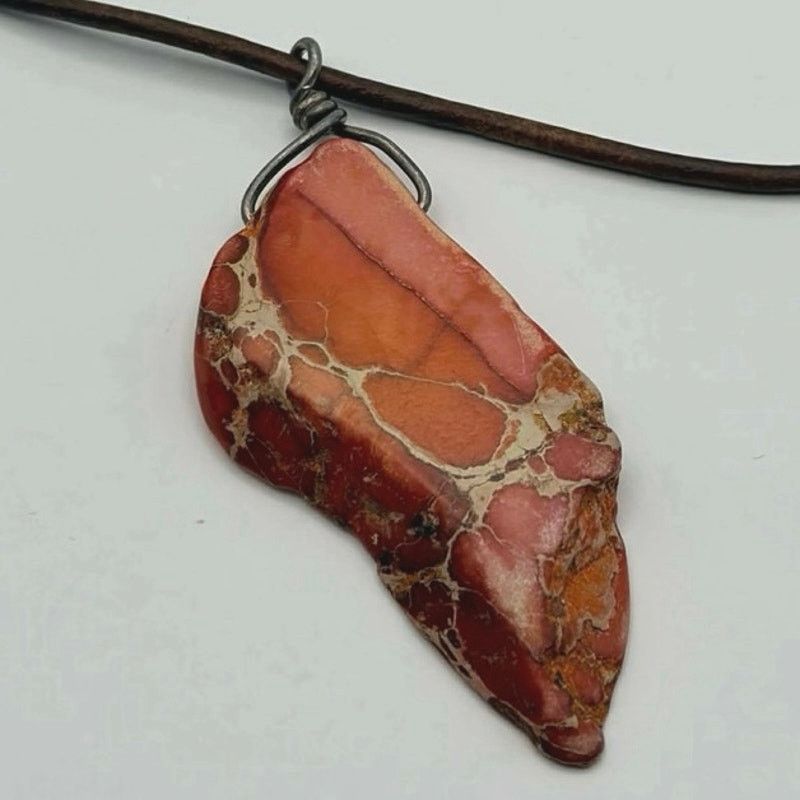 Other Orange & Brown Stone Necklace Size ONE SIZE - 3 Thumbnail