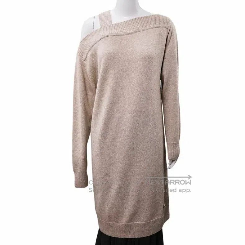 Hermes Hermes Asymmetric Cashmere Dress Size XS / US 0-2 / IT 36-38 - 1 Thumbnail