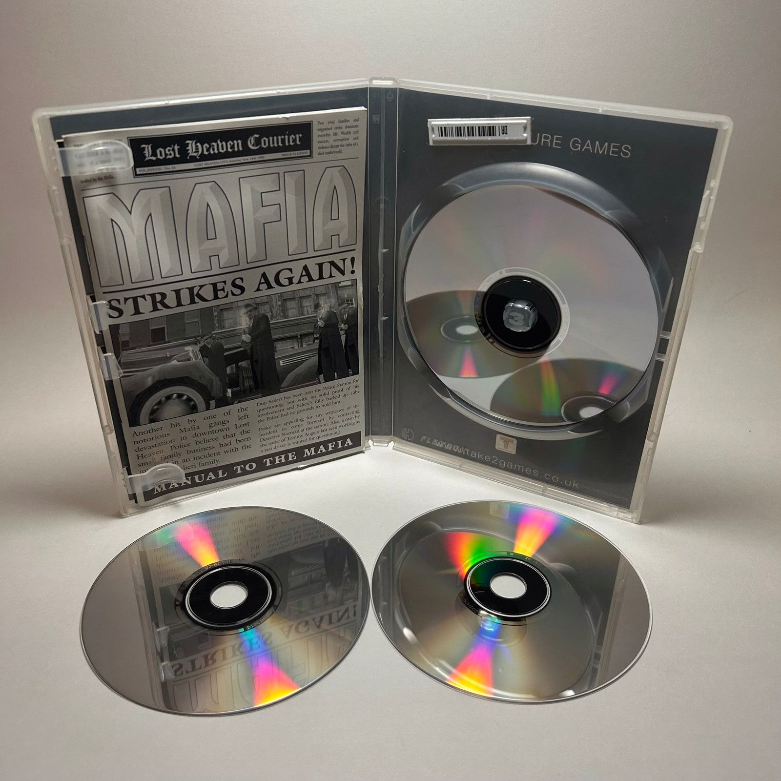 Microsoft Mafia (2002) Large Box UK Version - CIB - PC ROM Size 26 - 4 Thumbnail