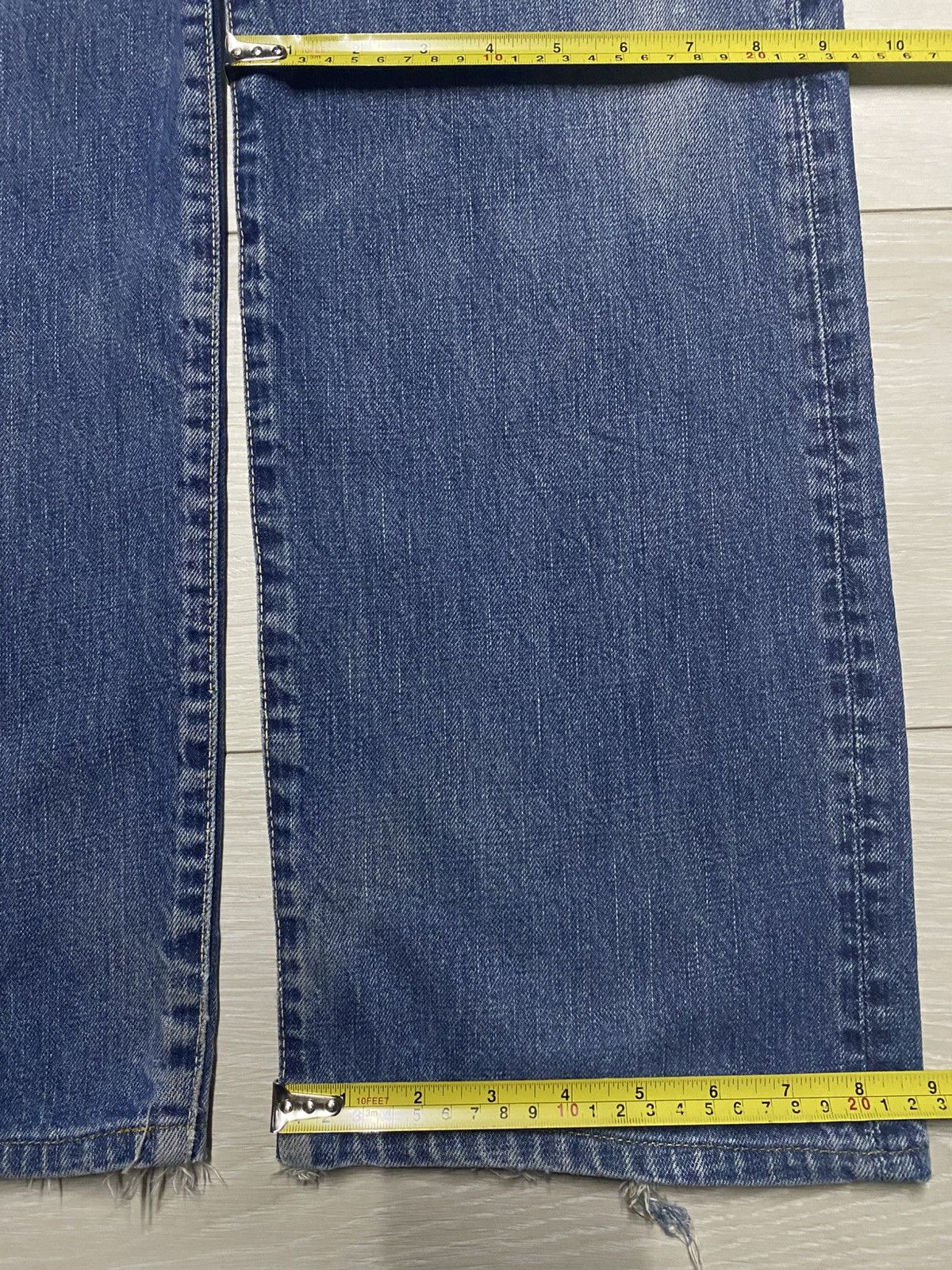 45rpm 45Rpm Grunge Distressed Baggy Wide Leg Jeans Size US 31 - 15 Thumbnail