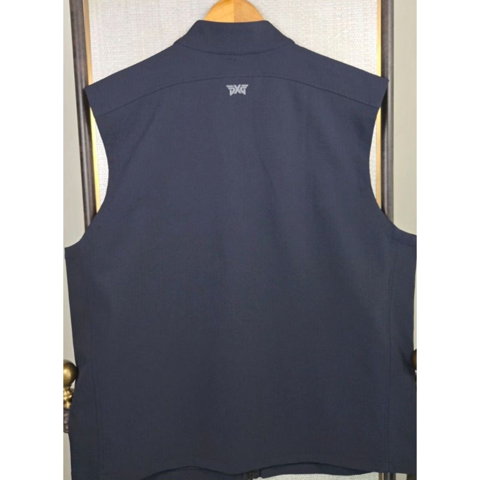 Vintage PXG Mens Size 2XL Canvassed Nylon Full Zip Vest Navy Blue Golf Sleeveless Size US XXL / EU 58 / 5 - 6 Thumbnail