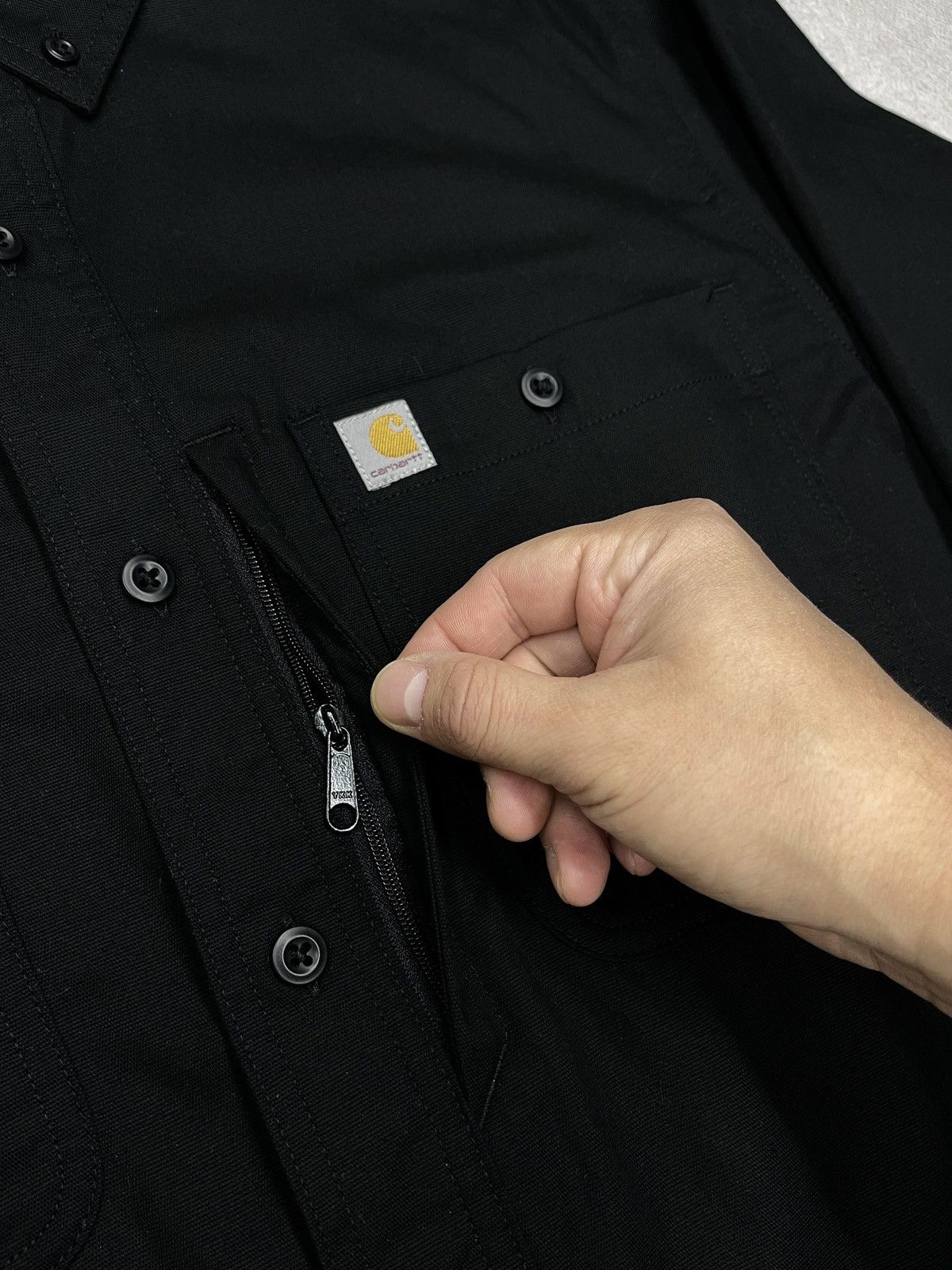 Carhartt Mens Carhartt Rugged Flex Professional Overshirt Black Size US M / EU 48-50 / 2 - 6 Thumbnail