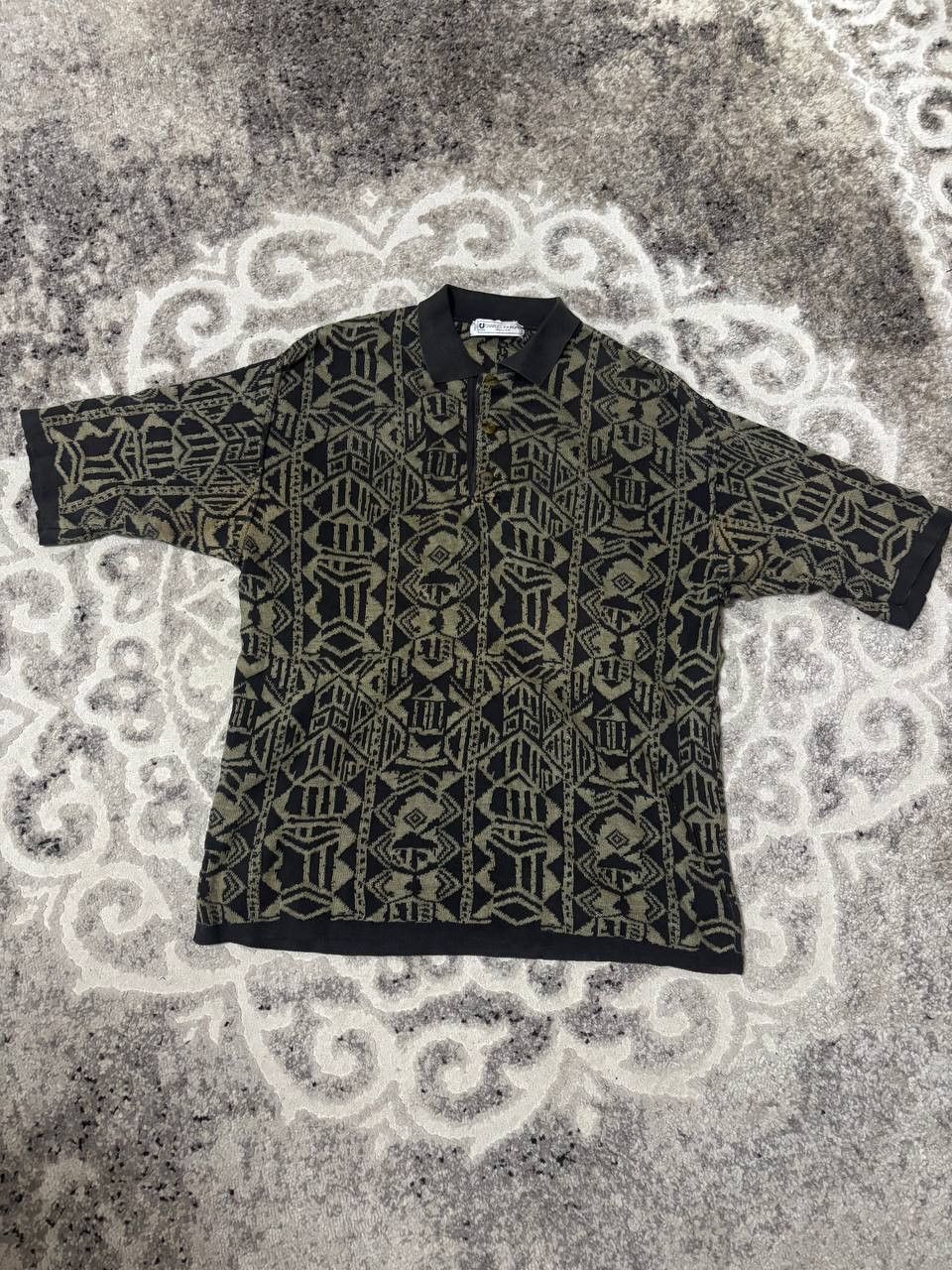 Charles Jourdan Vintage Charles Jourdan Monsieur Knitted Polo Shirt Size US XL / EU 56 / 4 - 10 Thumbnail