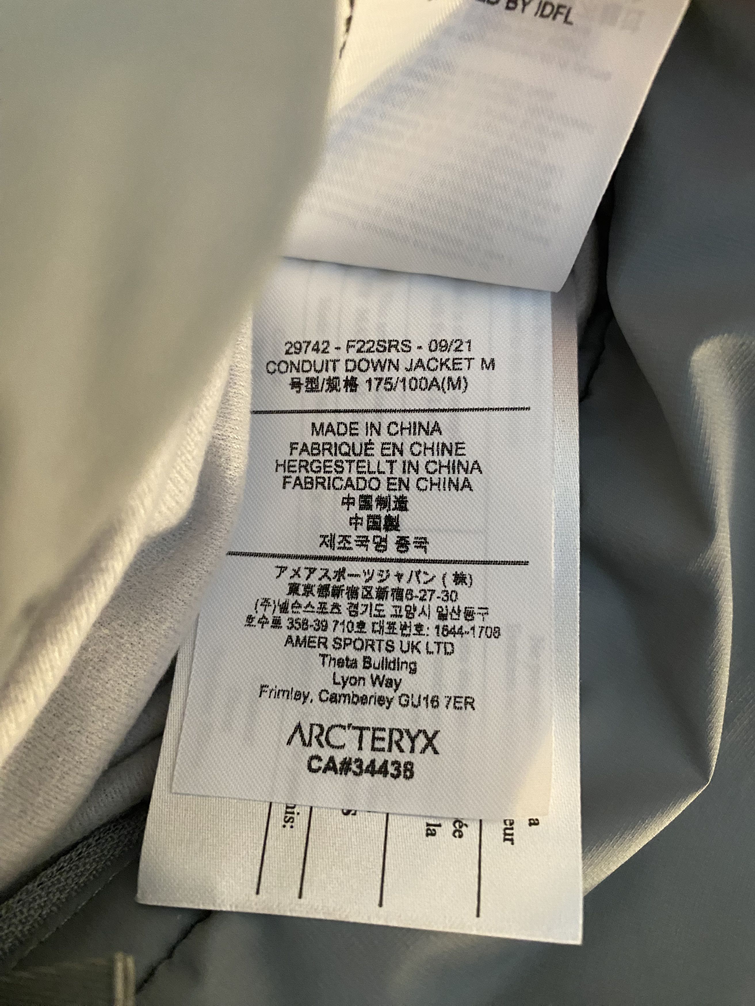 Veilance Arc'teryx Veilance Conduit Down Jacket Size US M / EU 48-50 / 2 - 6 Thumbnail