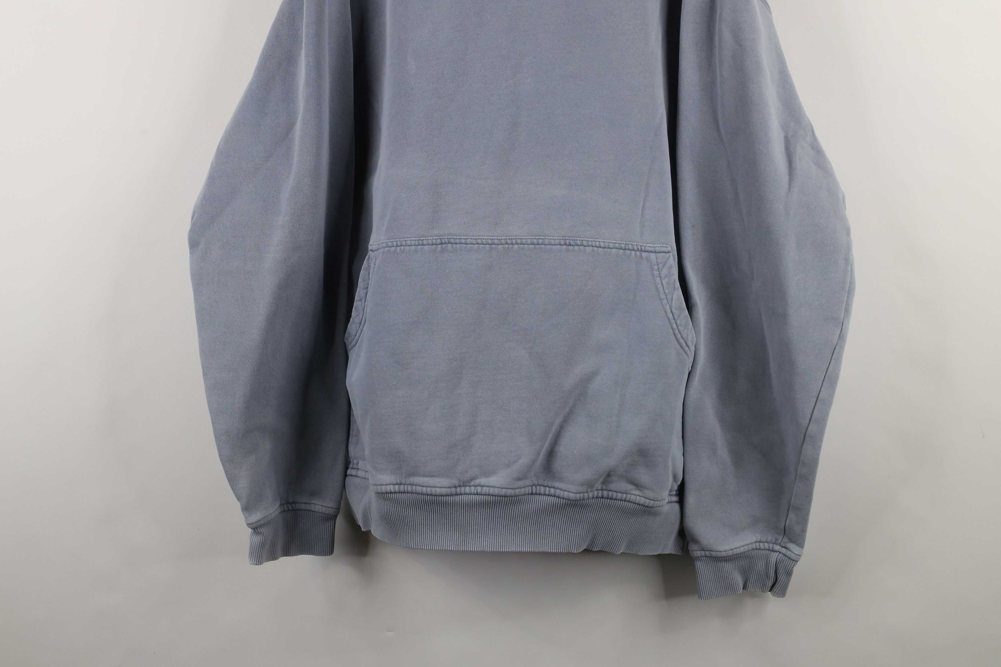 Vintage Vintage 90s Streetwear Blank Stonewash Hoodie Sweatshirt Size US XXL / EU 58 / 5 - 3 Thumbnail