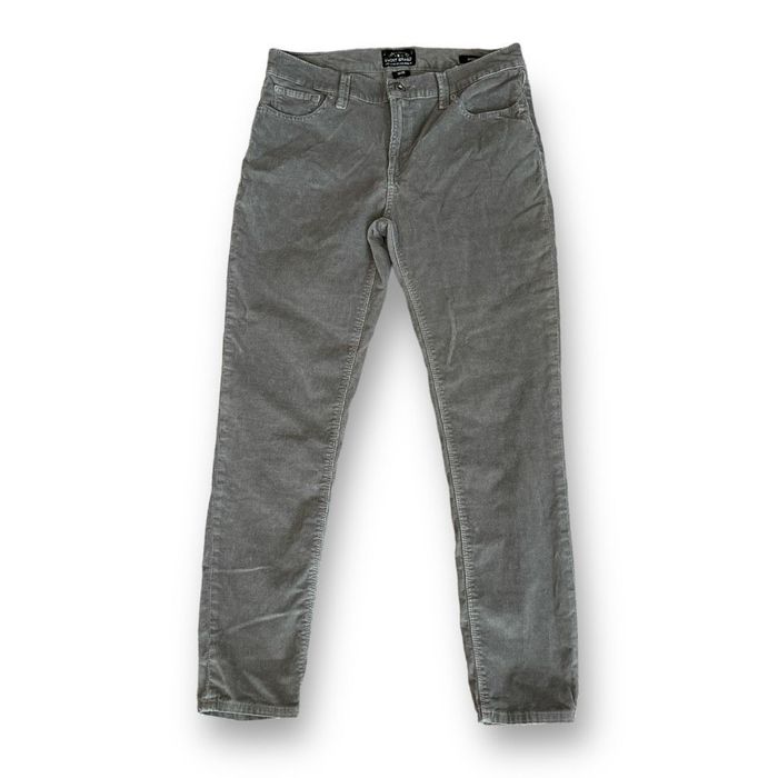 black corduroy Lucky slim pants