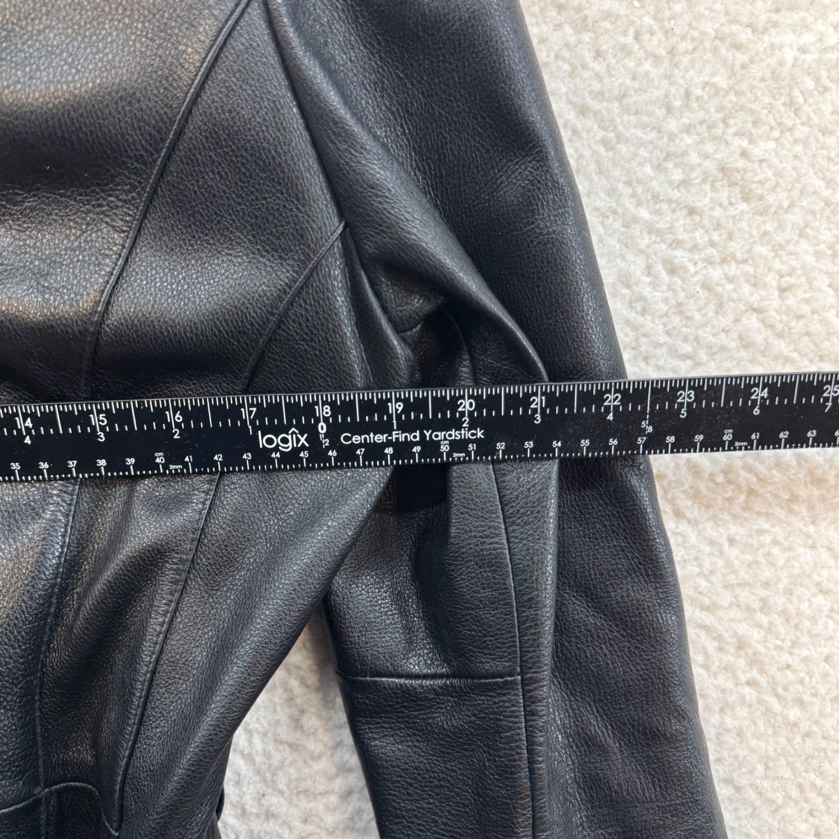 Vintage VINTAGE Wilson's Black Leather Jacket Large Womens Belted Lined 90s Y2K Leather Jacket Women's Large Belted Lined Black 90s Y2K Wilsons Leather Size L / US 10 / IT 46 - 7 Thumbnail