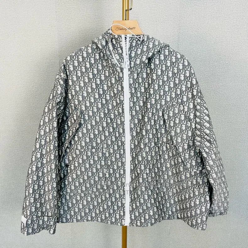 Dior Dior Old flower full letter logo hooded windbreaker jacket Size XS / US 0-2 / IT 36-38 - 1 Thumbnail