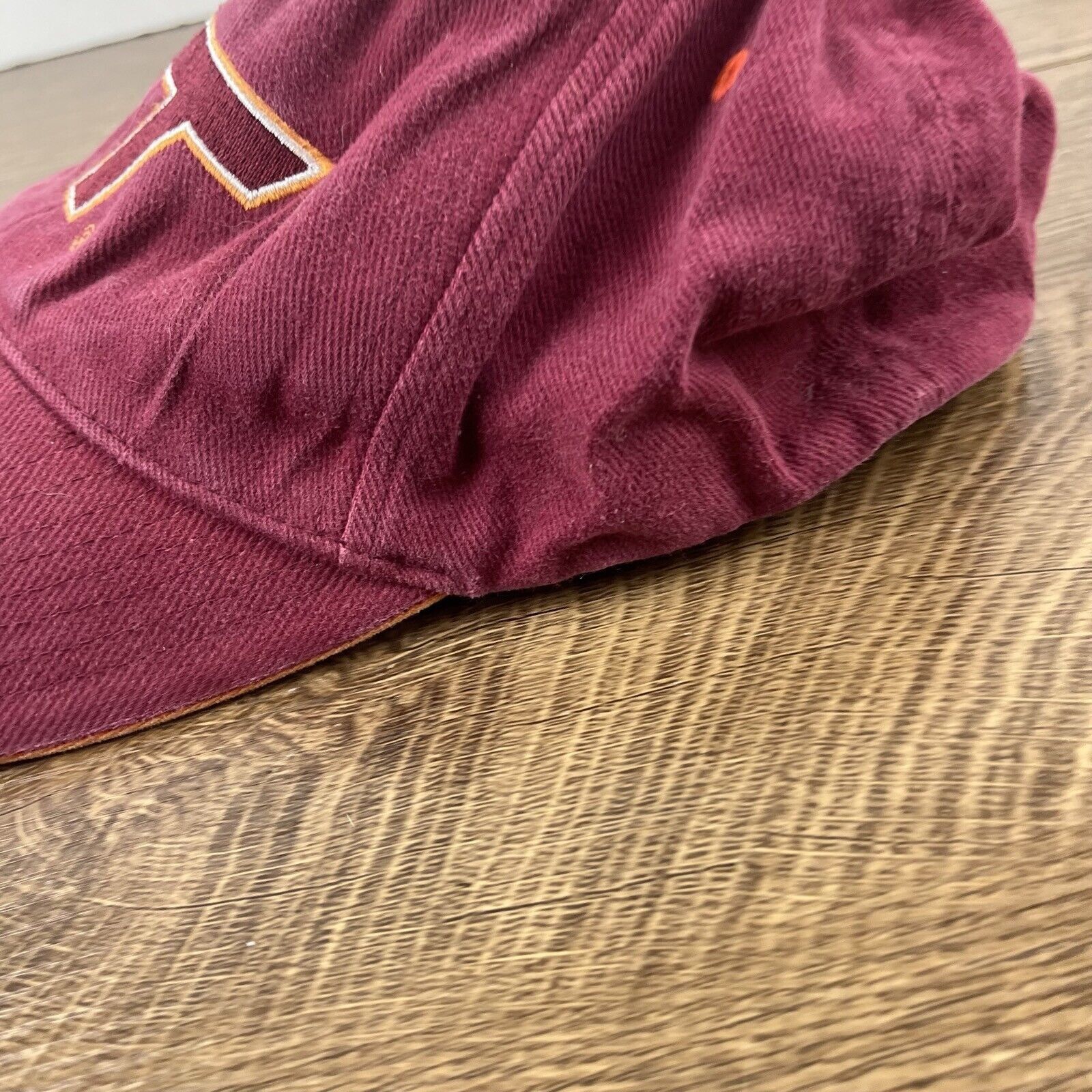 Other Virginia Tech Hokies Hat VT Tech Hokies Adjustable Hat Red H Size ONE SIZE - 7 Thumbnail