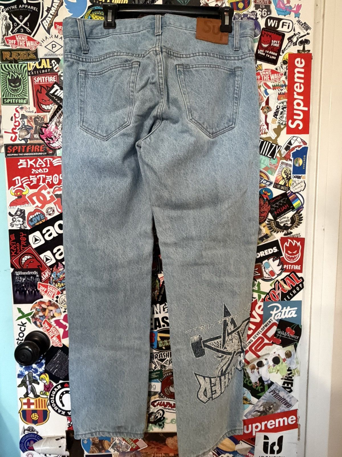 Supreme × Thrasher Supreme Thrasher Regular Jean Size US 30 / EU 46 - 1 Thumbnail