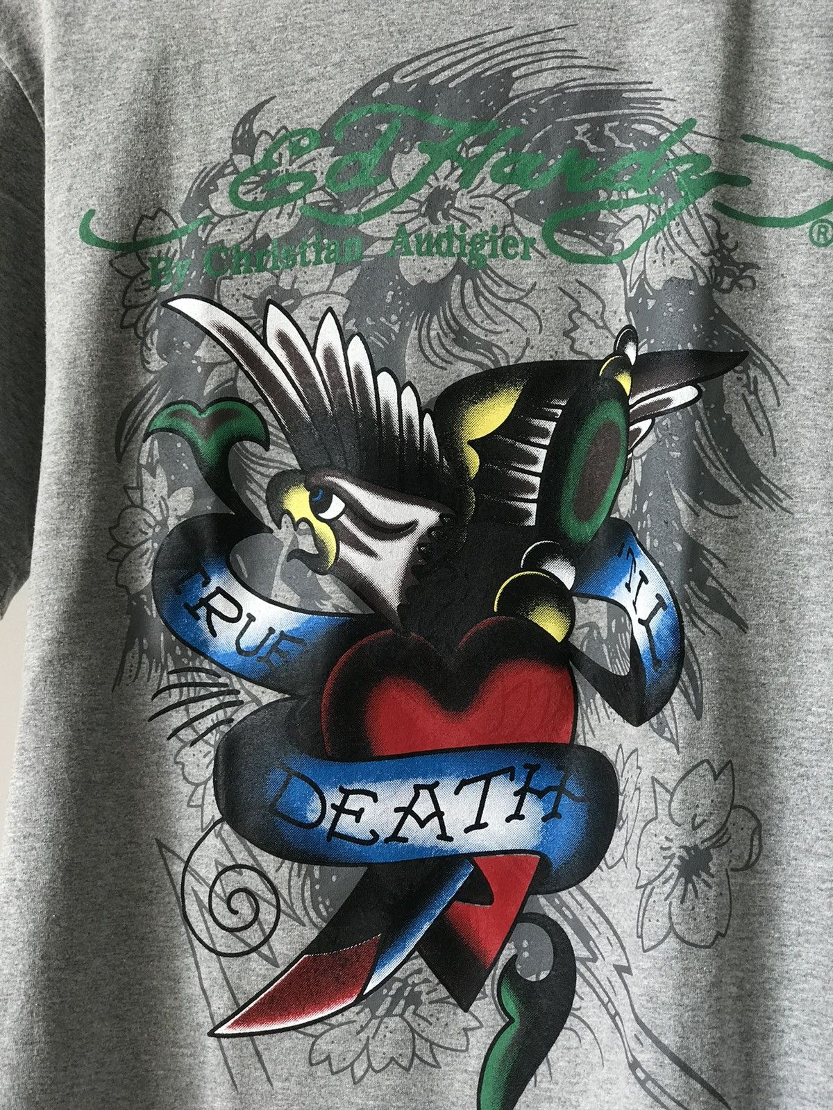 Ed Hardy × Japanese Brand × Vintage Y2K Ed Hardy Japanese Streetwear Style Graphic Print shirt Size US L / EU 52-54 / 3 - 3 Thumbnail