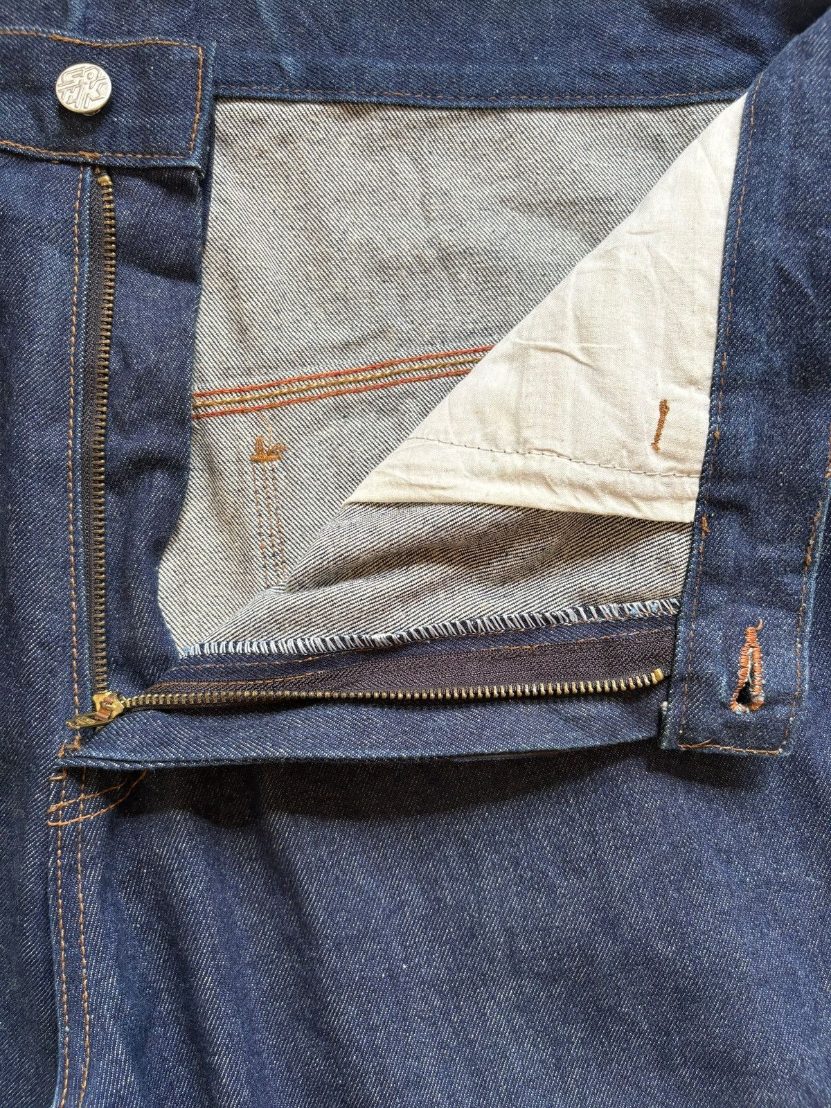 JNCO Vintage School of Hard Knocks Carpenter Baggy Jean Shorts Size US 35 - 11 Thumbnail