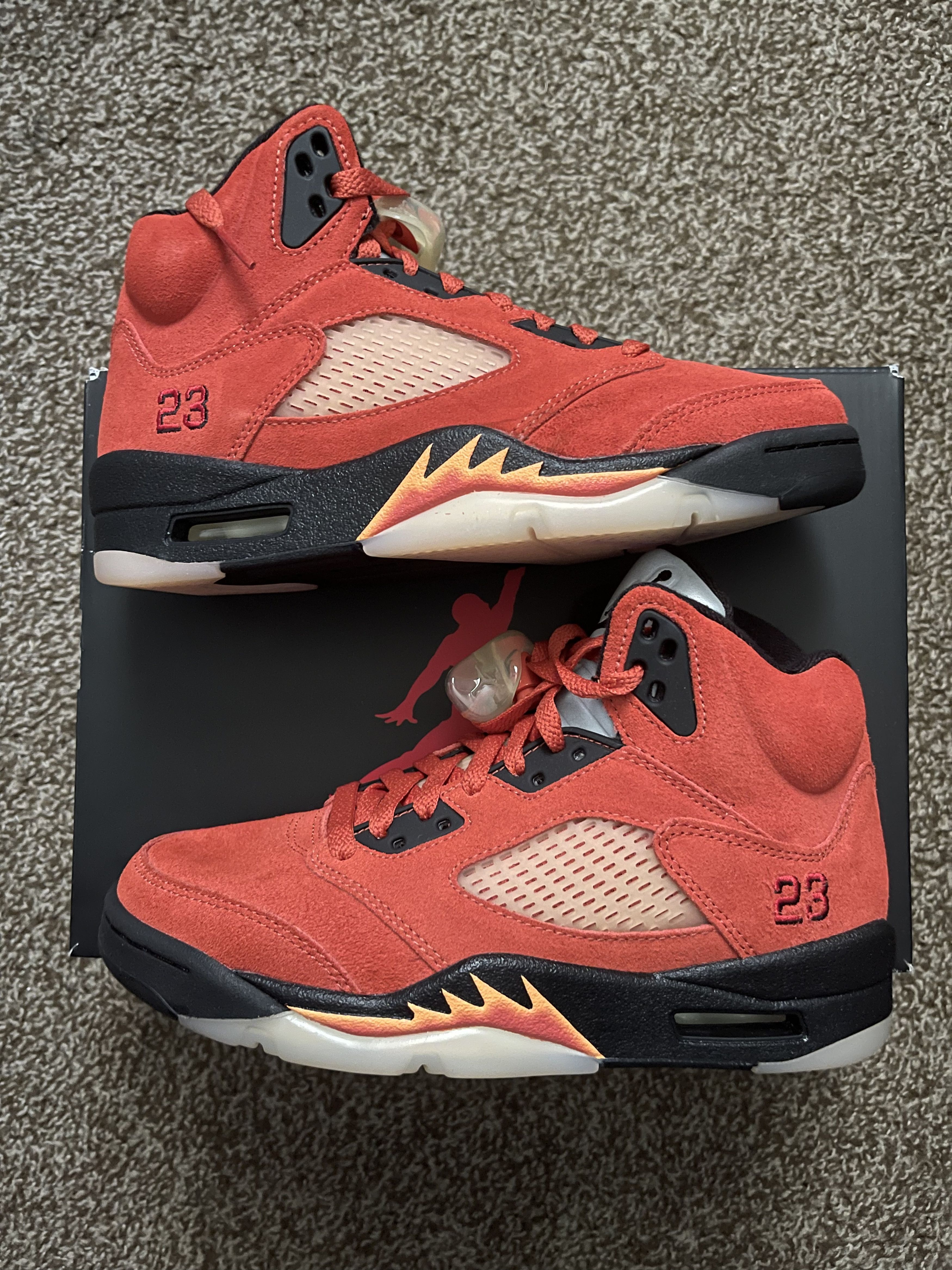 image of Jordan Nike New Nike Wmns Air Jordan 5 Retro Dunk On Mars Shoes, Women's (Size 6.5)