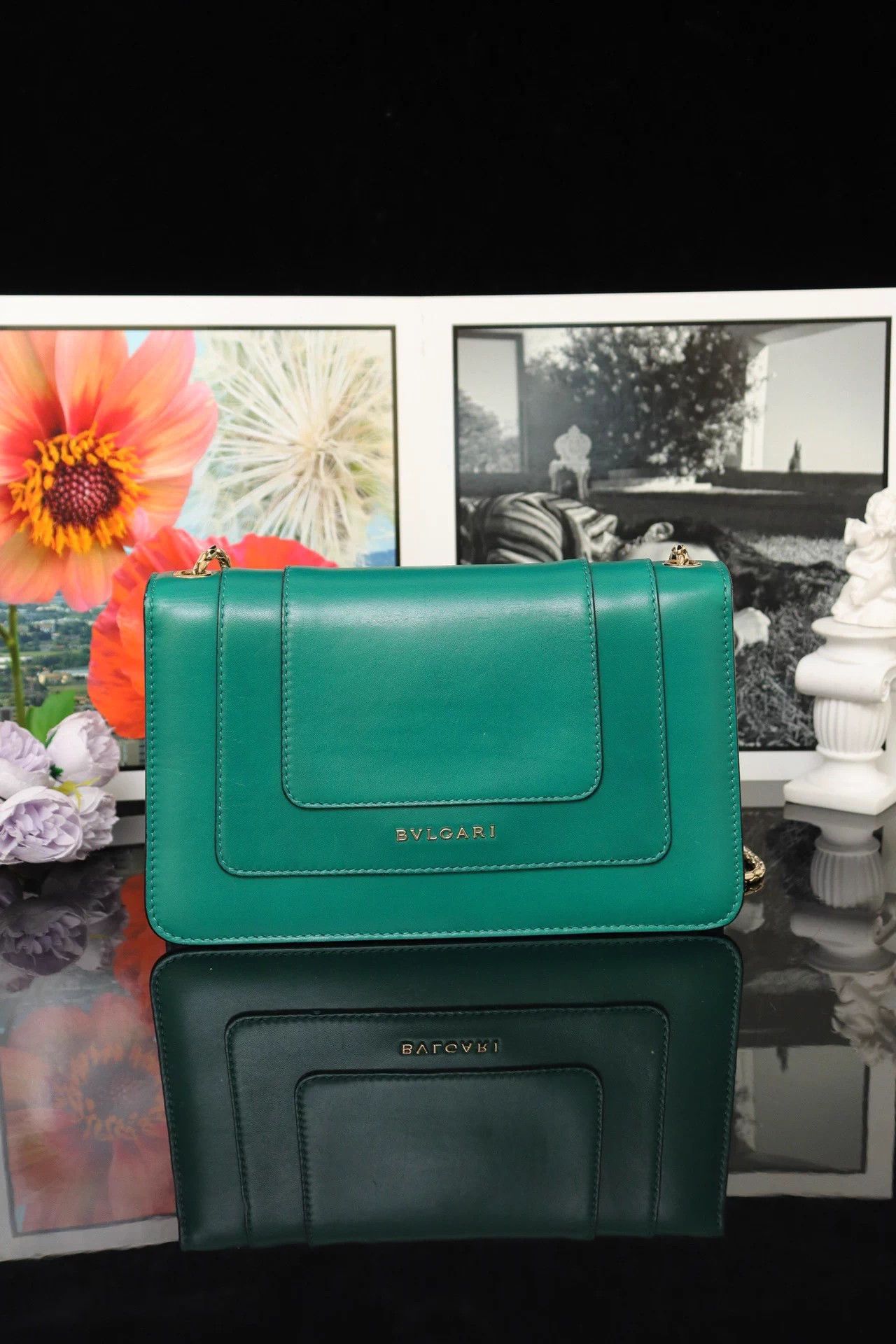 Bvlgari Bvlgari Serpenti Emerald 22x13x4.5 with mirror Size ONE SIZE - 2 Thumbnail