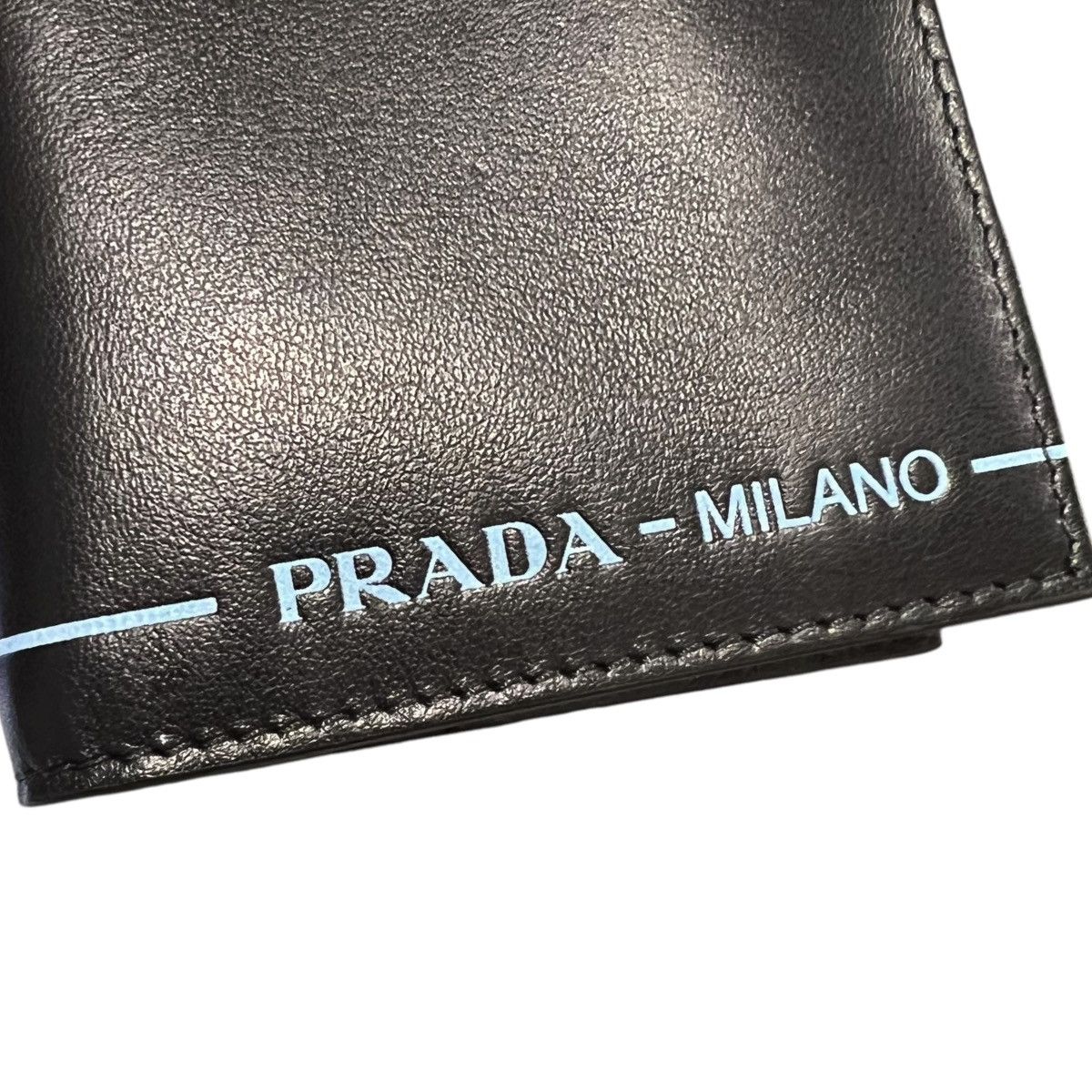 Prada Prada Leather Bifold Wallet Size ONE SIZE - 6 Thumbnail