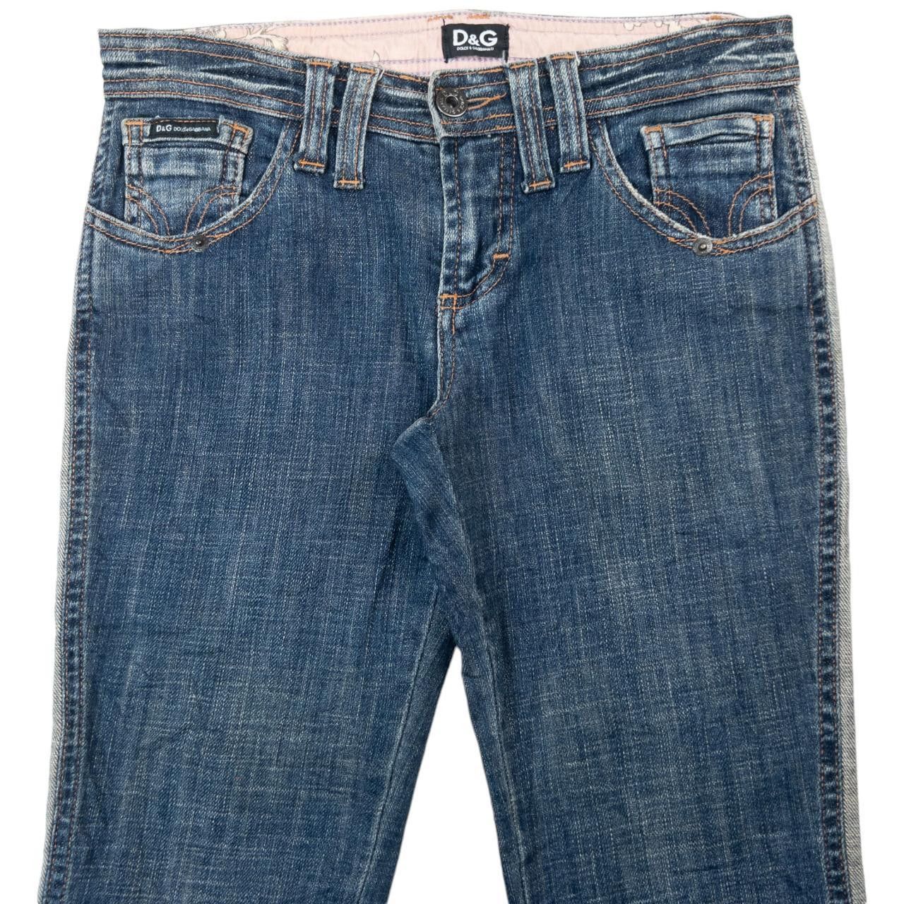 Dolce & Gabbana Vintage Dolce & Gabbana Embroidered Bootcut Jeans Size W28 Size 28" / US 6 / IT 42 - 4 Thumbnail