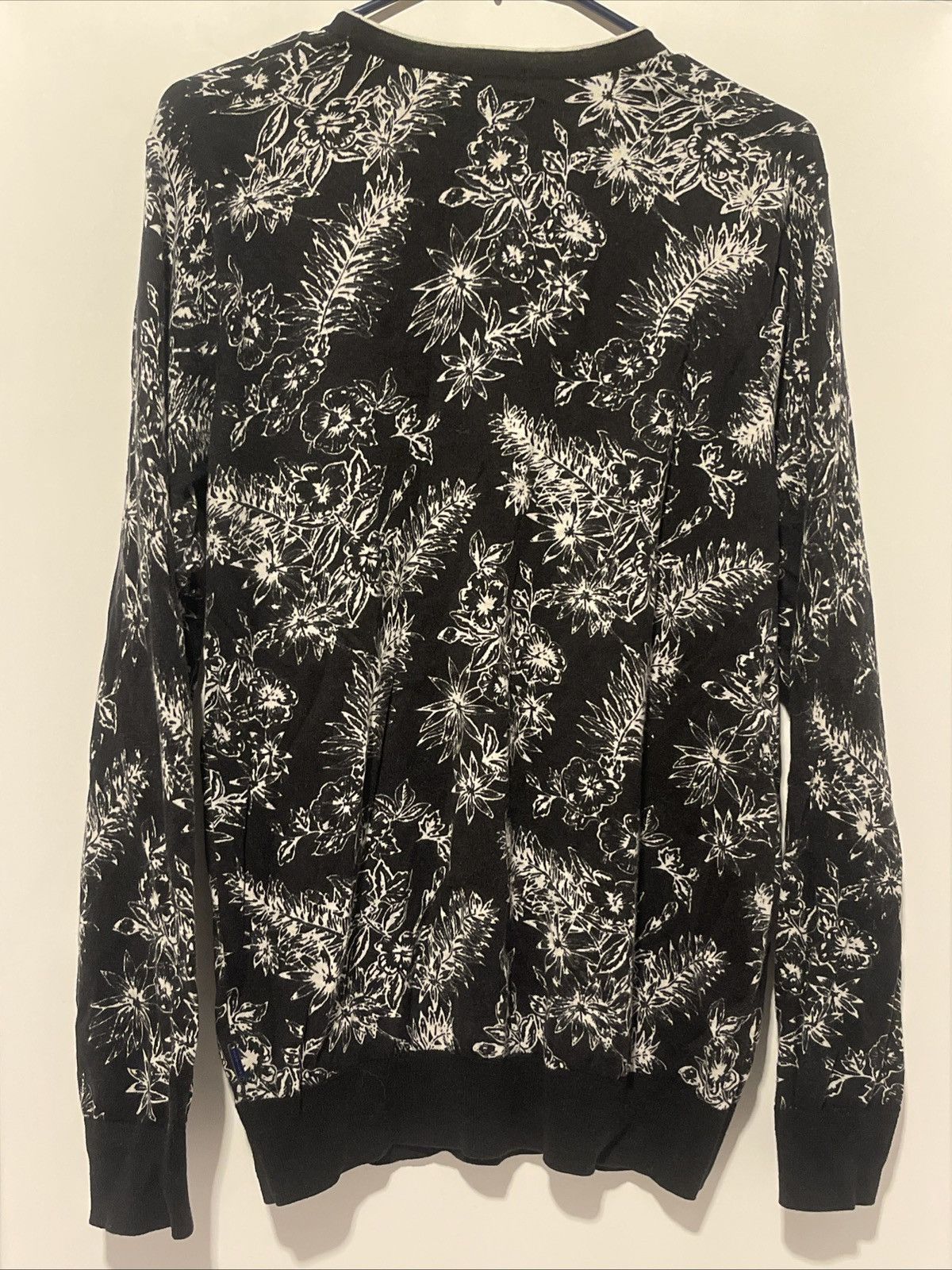 Scotch & Soda Scotch & Soda Jacquard Sweater Black White Drop Shoulder Size US M / EU 48-50 / 2 - 2 Thumbnail