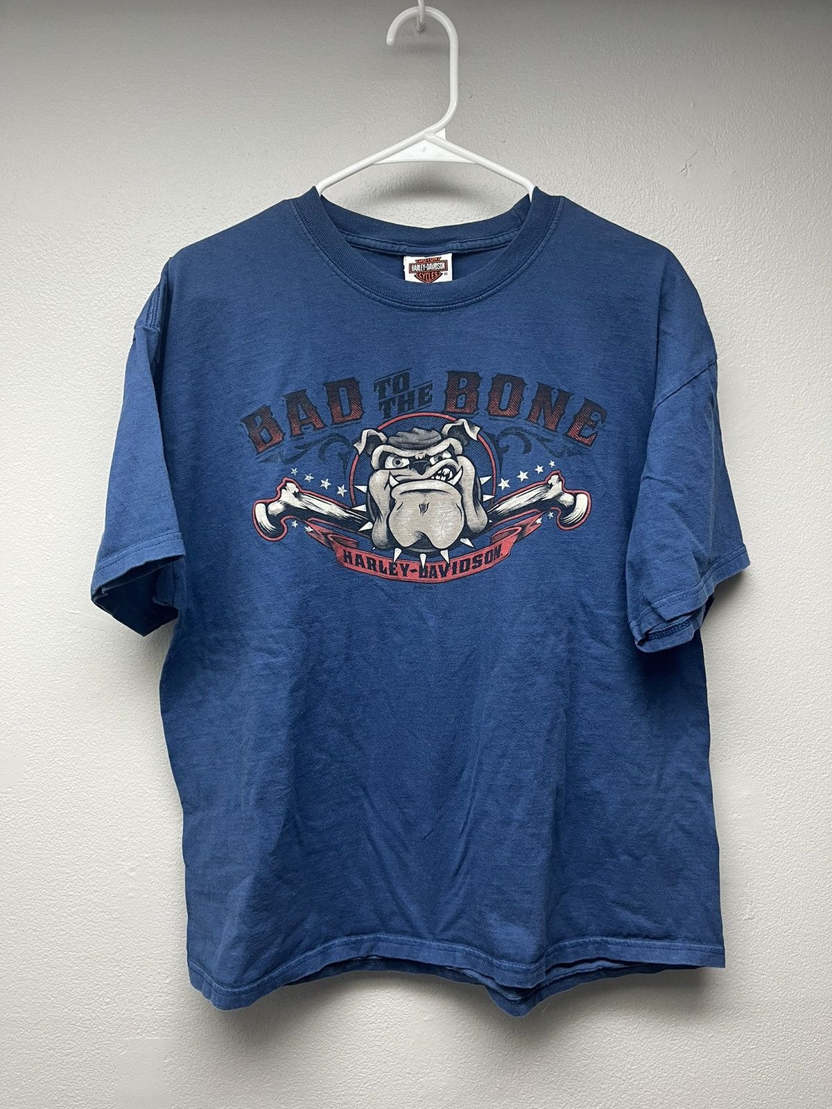 Harley Davidson Vintage Harley Davidson Bad to the Bone Dog Graphic Size US XL / EU 56 / 4 - 1 Thumbnail