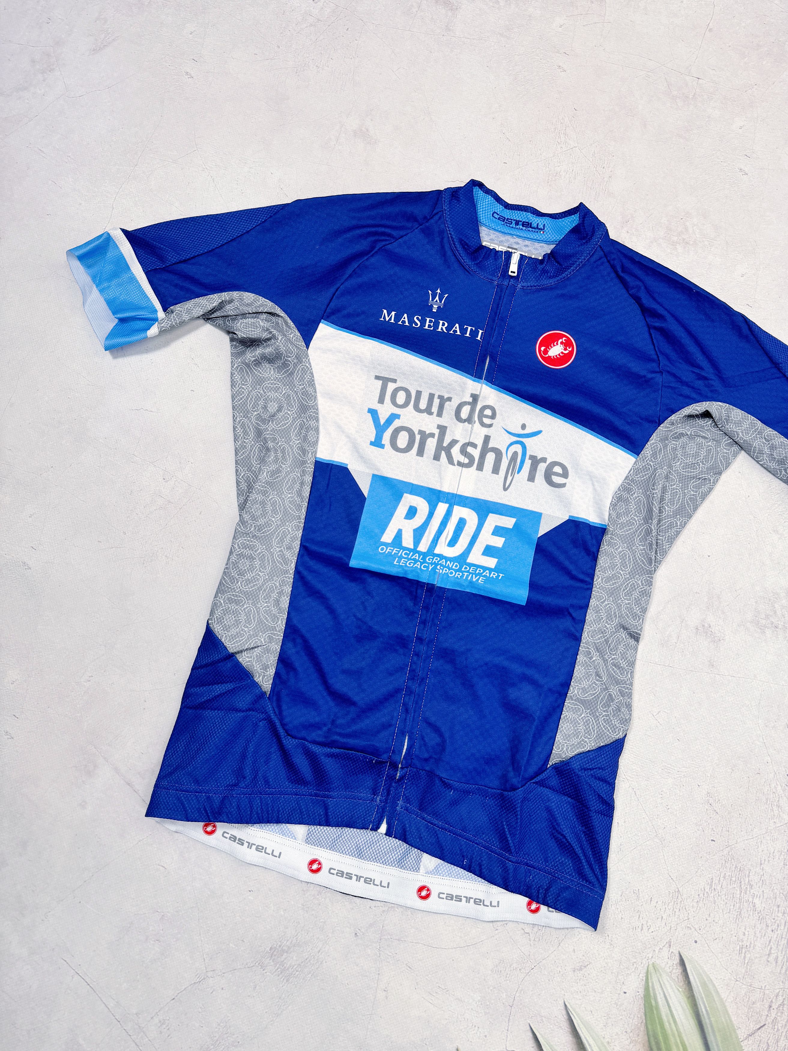 Sports Specialties Castelli Cycling Jersey Tour de Yorkshire Ride Maserati Size US M / EU 48-50 / 2 - 2 Thumbnail
