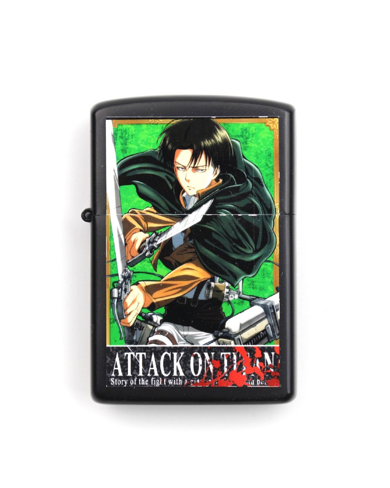 Hysteric Glamour 2000S ATTACK ON TITAN — LEVI ACKERMAN MATTE BLACK LIGHTER Size ONE SIZE - 1 Thumbnail