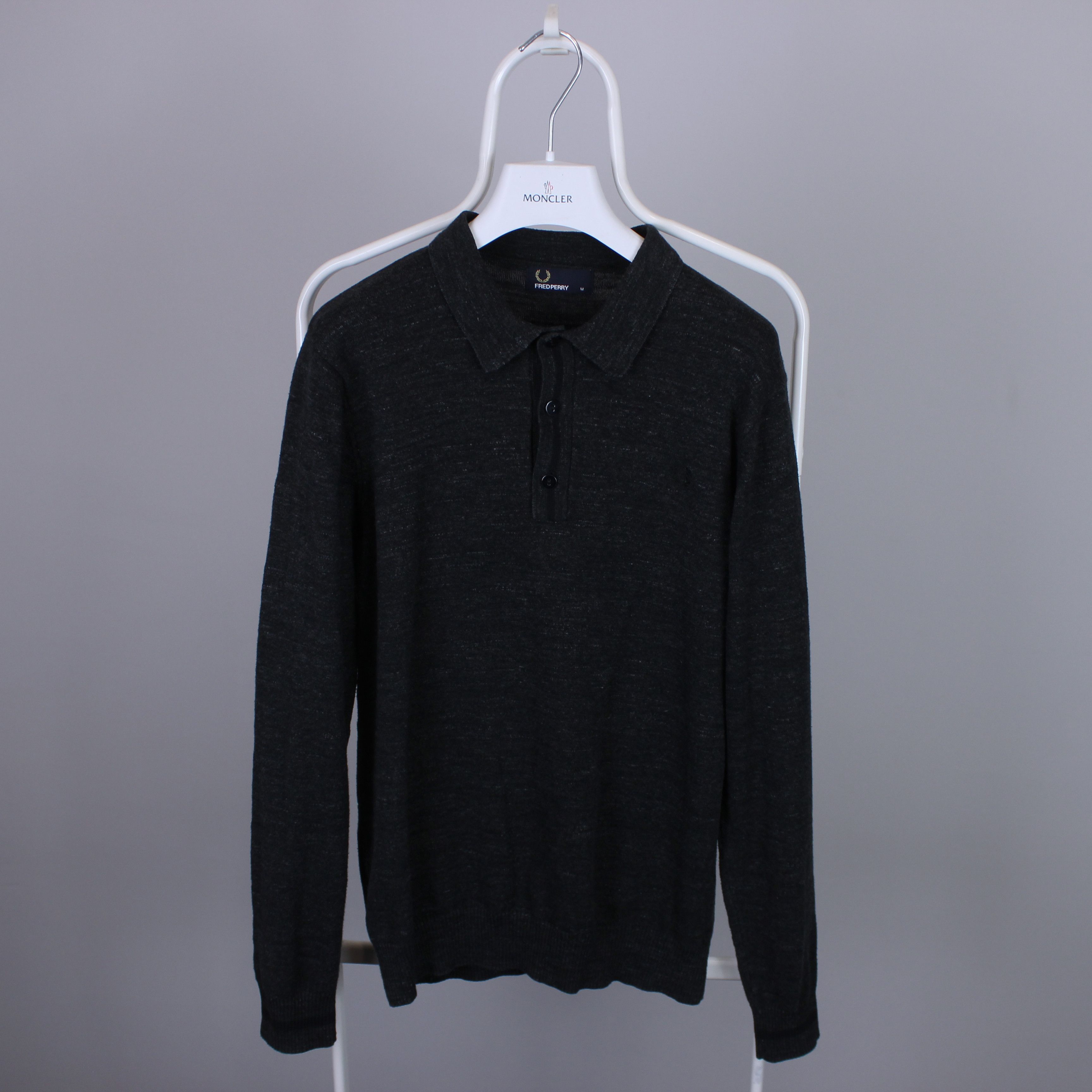 Fred Perry Fred Perry long sleeve jumper men M gray Size US M / EU 48-50 / 2 - 6 Thumbnail