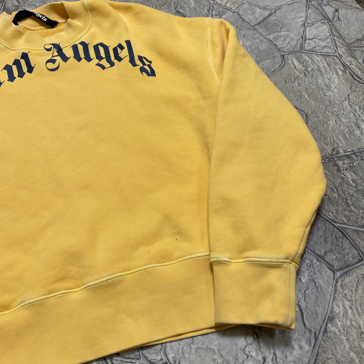Palm Angels Palm Angels Sweatshirt Big logo Yellow Size US S / EU 44-46 / 1 - 5 Thumbnail
