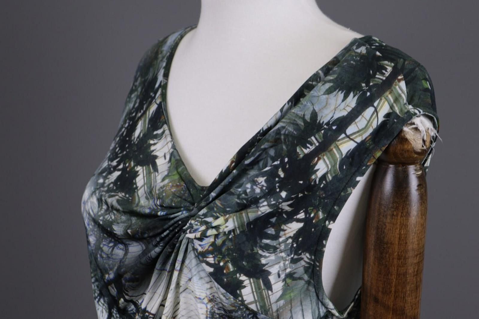 Escada Escada Multicoloer Asymmetrical Over Pint Top Shirt Size L Size M / US 6-8 / IT 42-44 - 8 Thumbnail