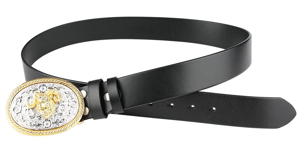 Designer Retro Vintage Belt Riveted Belts Menswear Accessories Size ONE SIZE - 2 Thumbnail