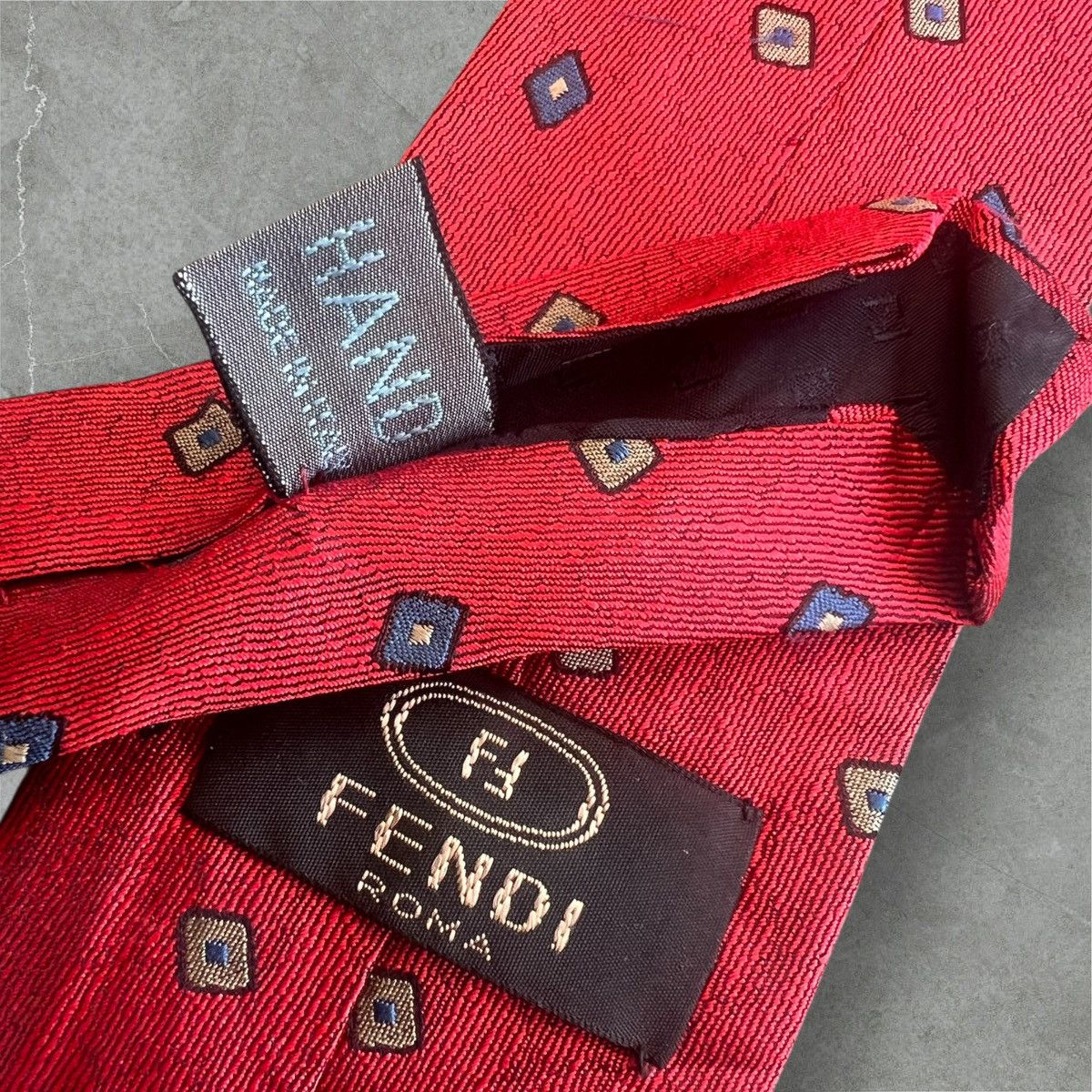 Fendi Lot of 3 LUXURY DESIGNERS Silk Neckties Size ONE SIZE - 5 Thumbnail