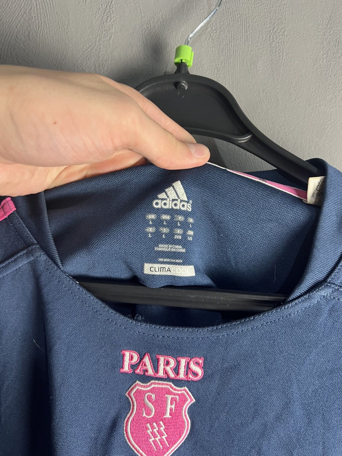 Adidas Vintage Adidas SF Paris France Rugby Y2K Flowers Jersey Size US L / EU 52-54 / 3 - 4 Thumbnail