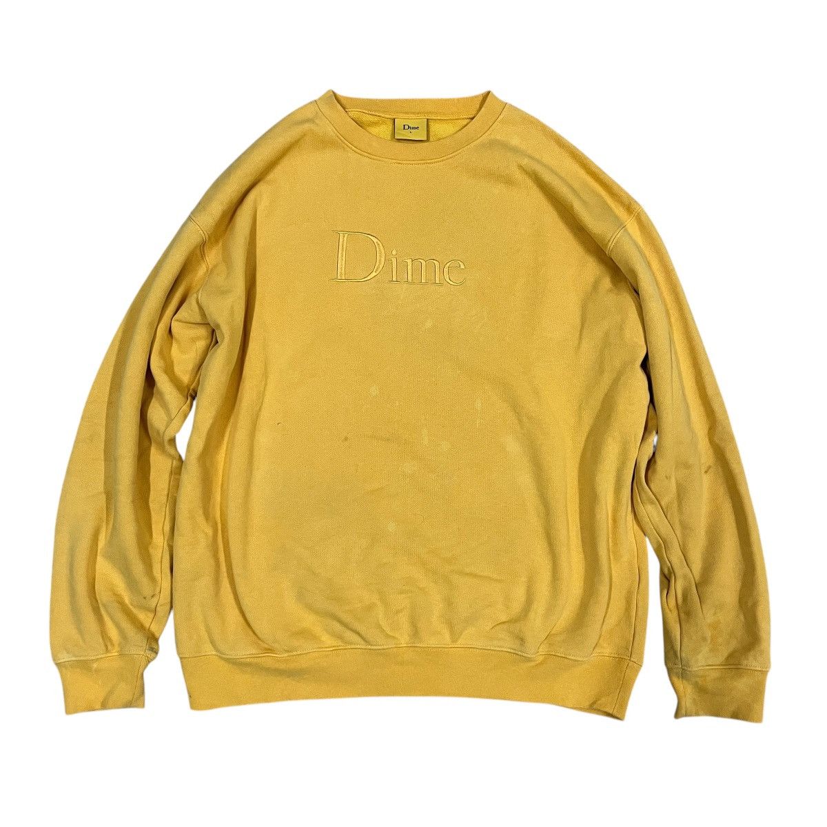 Dime Dime Classic Logo Embroidered Crew Neck Size US L / EU 52-54 / 3 - 1 Thumbnail