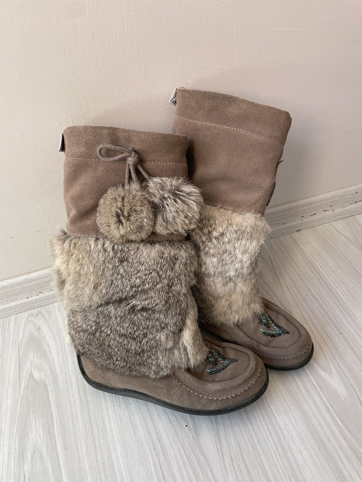Vintage y2k faux fur boots Size US 6 / IT 36 - 6 Thumbnail