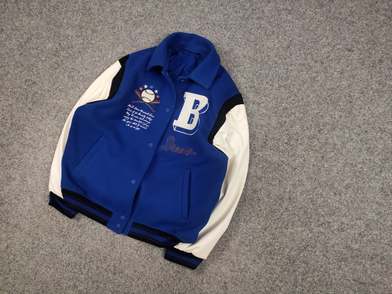 Vintage Vintage Varsity Bomber Letterman Brooklyn Jacket USA Style Size US S / EU 44-46 / 1 - 3 Thumbnail