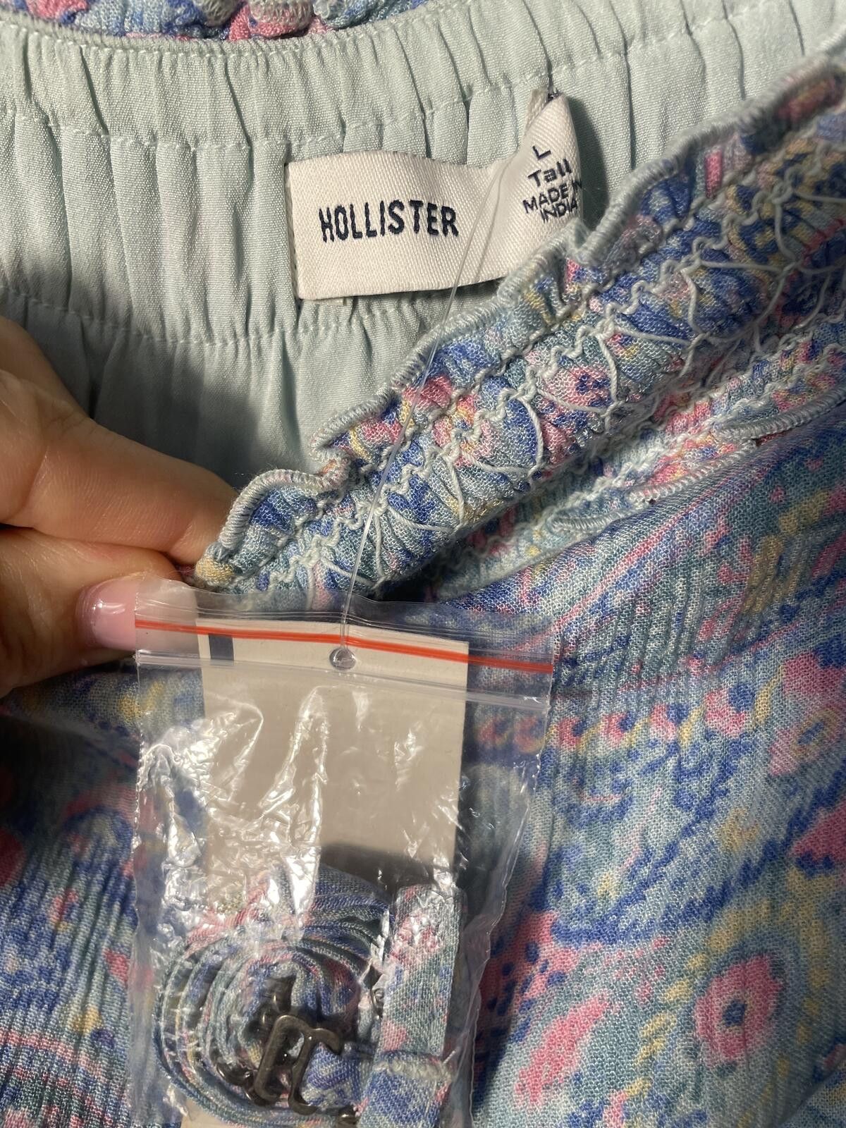 Unknown London Hollister Summer Mini Dress Women's Large Floral Boho NWT Size XL / US 12-14 / IT 48-50 - 2 Thumbnail