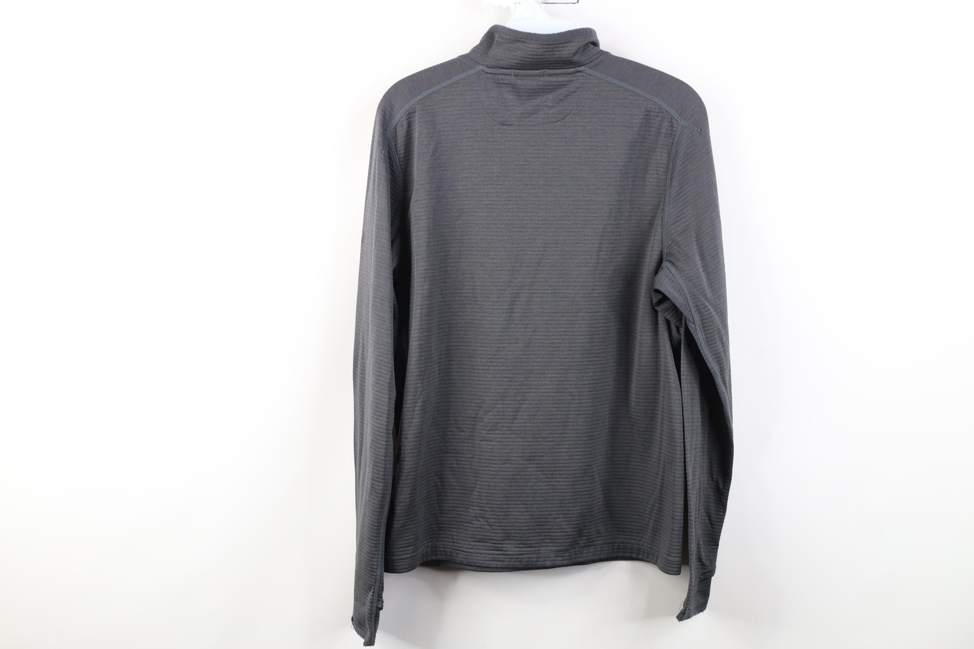 Merrell Merrell Ribbed 1/4 Zip Pullover Trekking Jacket Top Gray Size US S / EU 44-46 / 1 - 12 Thumbnail
