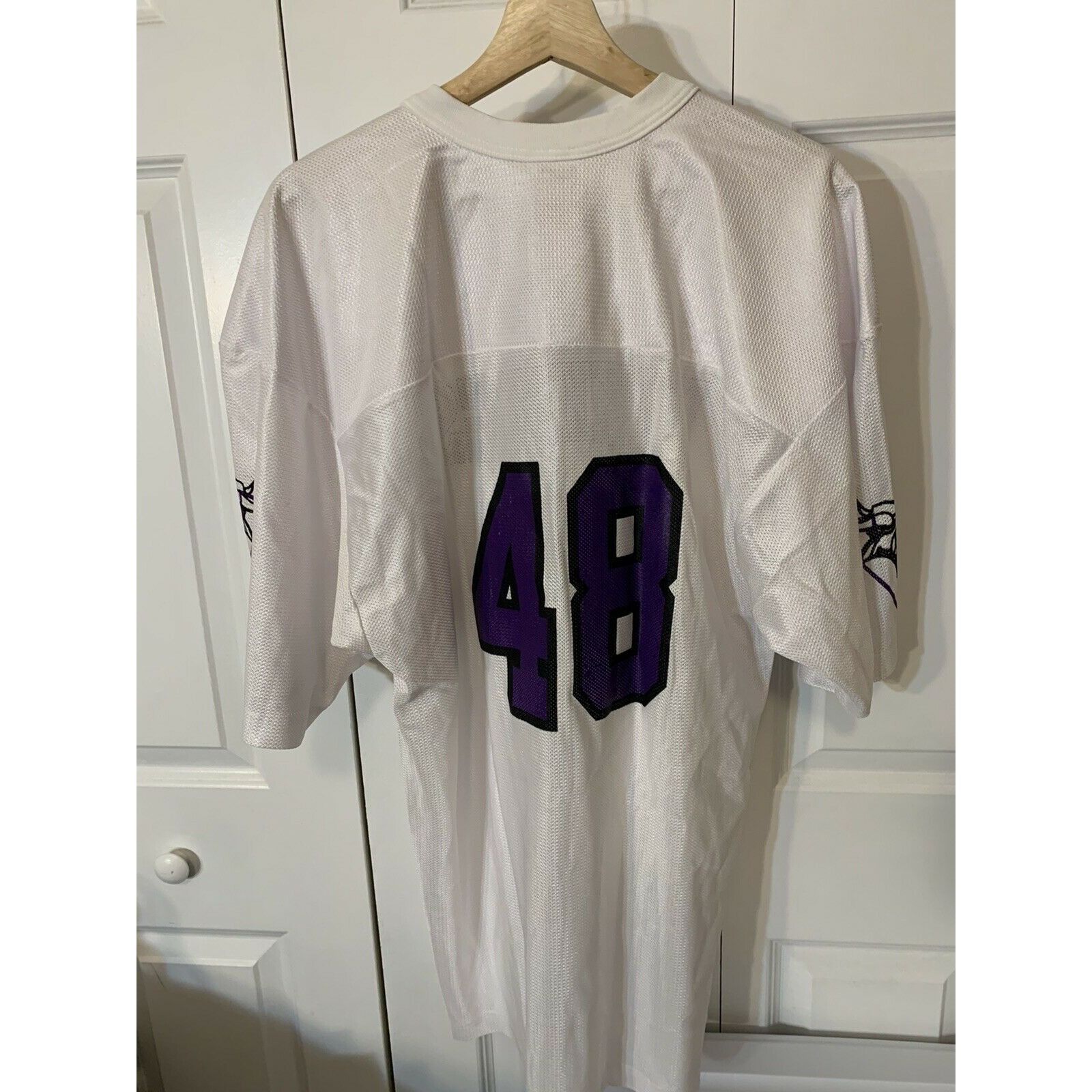 Other DA Vikings Jersey White Purple Men’s Sz L No 48 Size US L / EU 52-54 / 3 - 5 Thumbnail