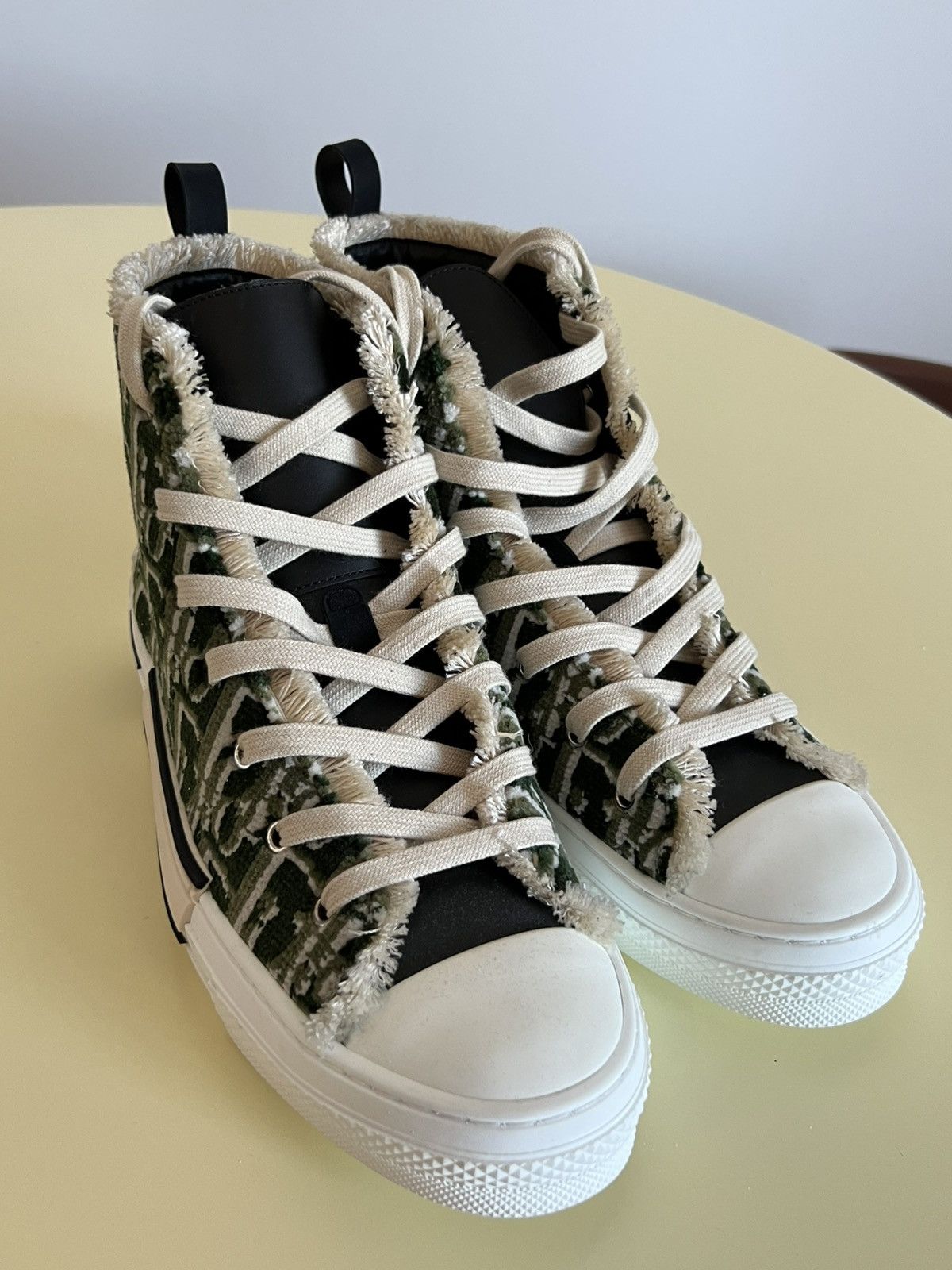 Dior Dior - Olive Green Oblique Knit 'B23' Size US 11 / EU 44 - 1 Thumbnail