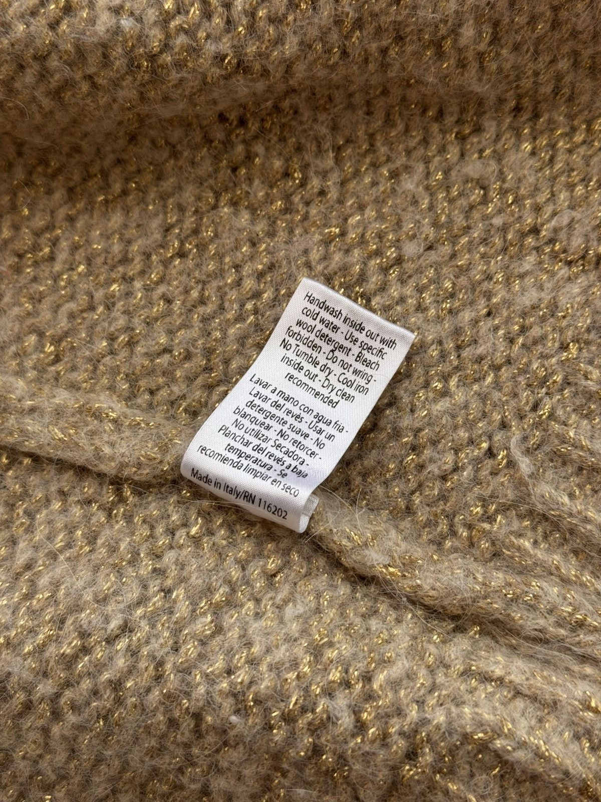 Vintage × Zadig & Voltaire Vintage Zadig & Voltaire Deluxe Daphnee Sir Alpaca Cardigan Size M / US 6-8 / IT 42-44 - 14 Thumbnail