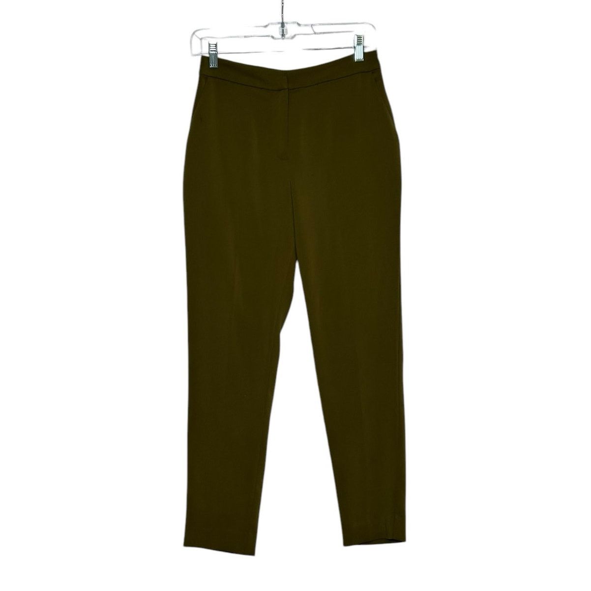 Forever 21 FOREVER 21 green flat front pants size small Size 27" / US 4 / IT 40 - 1 Thumbnail
