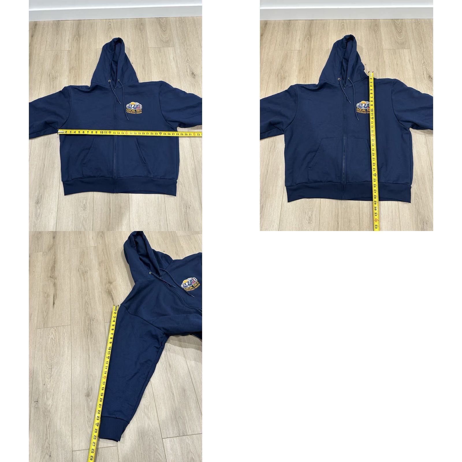 Vintage VINTAGE Camber Hoodie Men 3XL Full Zip Sweatshirt Blue Thermal Lined Fleece Cotton Blend knit Regular 90s Size US XXL / EU 58 / 5 - 9 Thumbnail
