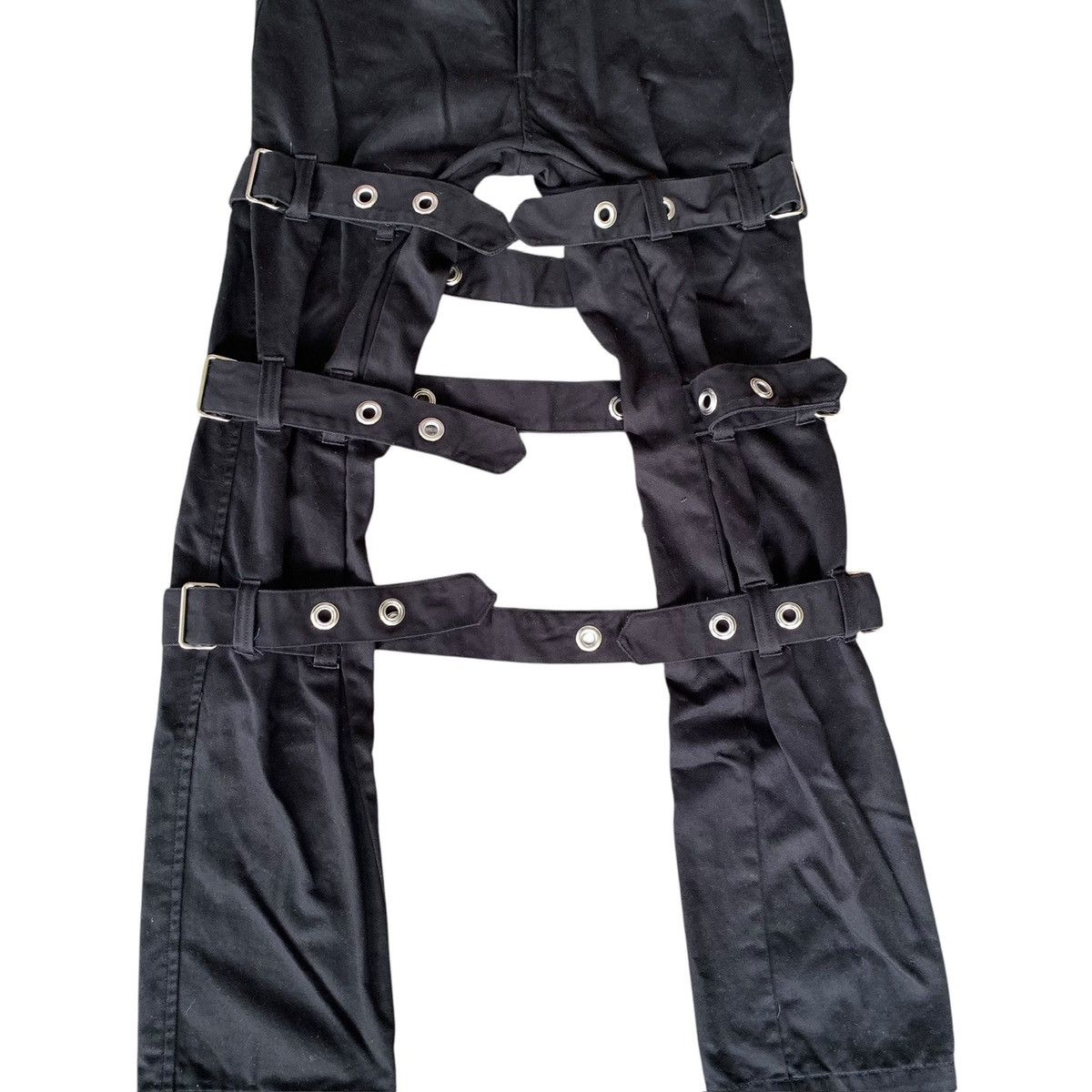 14th Addiction SECRET AGENTS BLACK BONDAGE PANTS Size US 28 / EU 44 - 6 Thumbnail