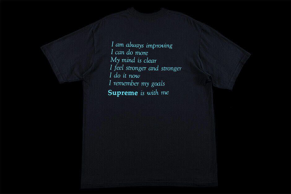 Supreme FW20 SUPREME STAY POSITIVE TEE NAVY T-SHIRT M Size US M / EU 48-50 / 2 - 3 Thumbnail