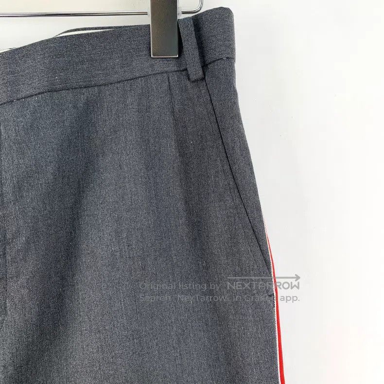 Thom Browne Thom Browne size 1 Side Striped Cotton Casual Pants Dark Gr Size US 28 / EU 44 - 3 Thumbnail