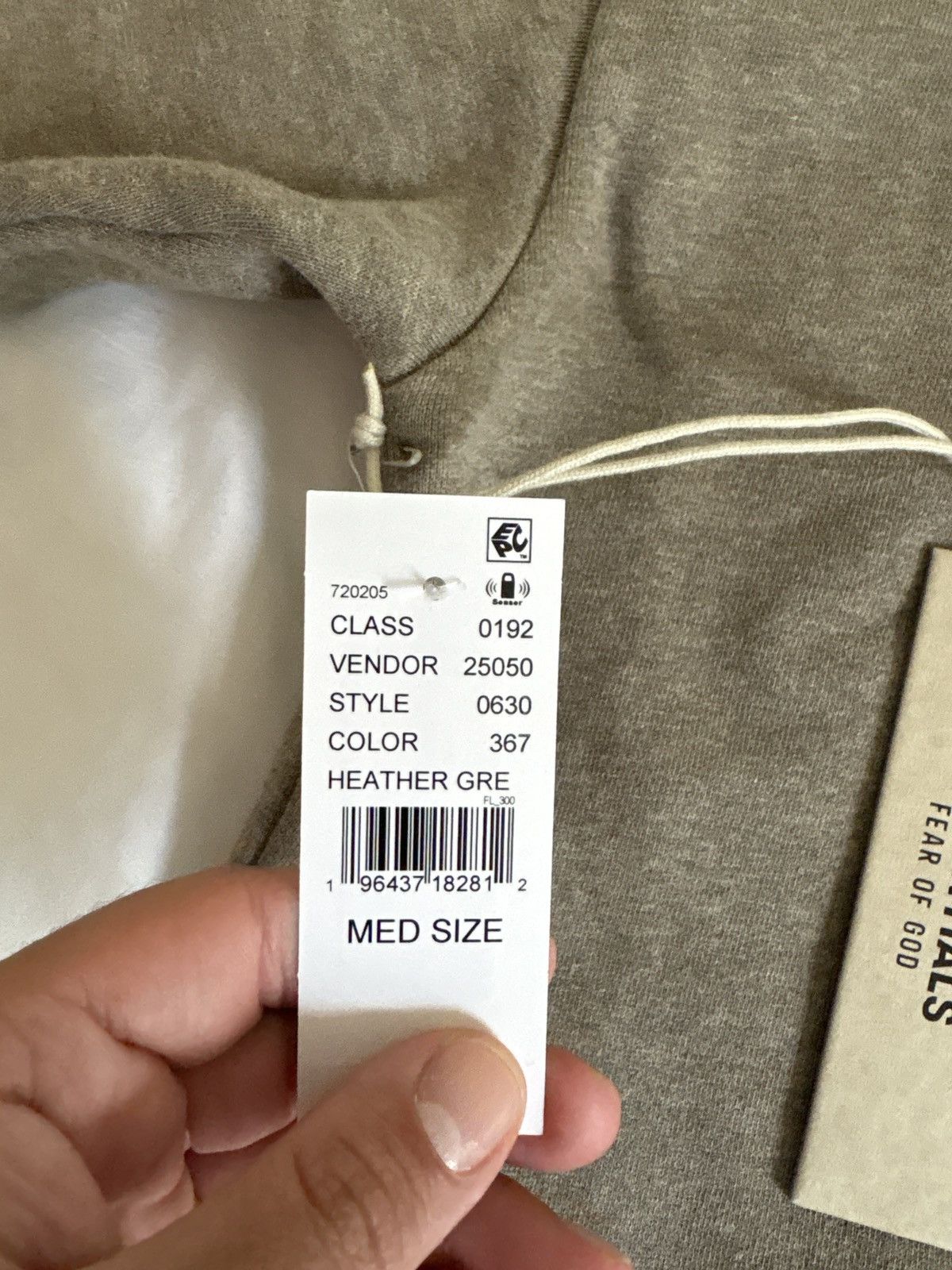 Essentials Essentials Heather Grey 3/4 Polo Size US M / EU 48-50 / 2 - 4 Thumbnail